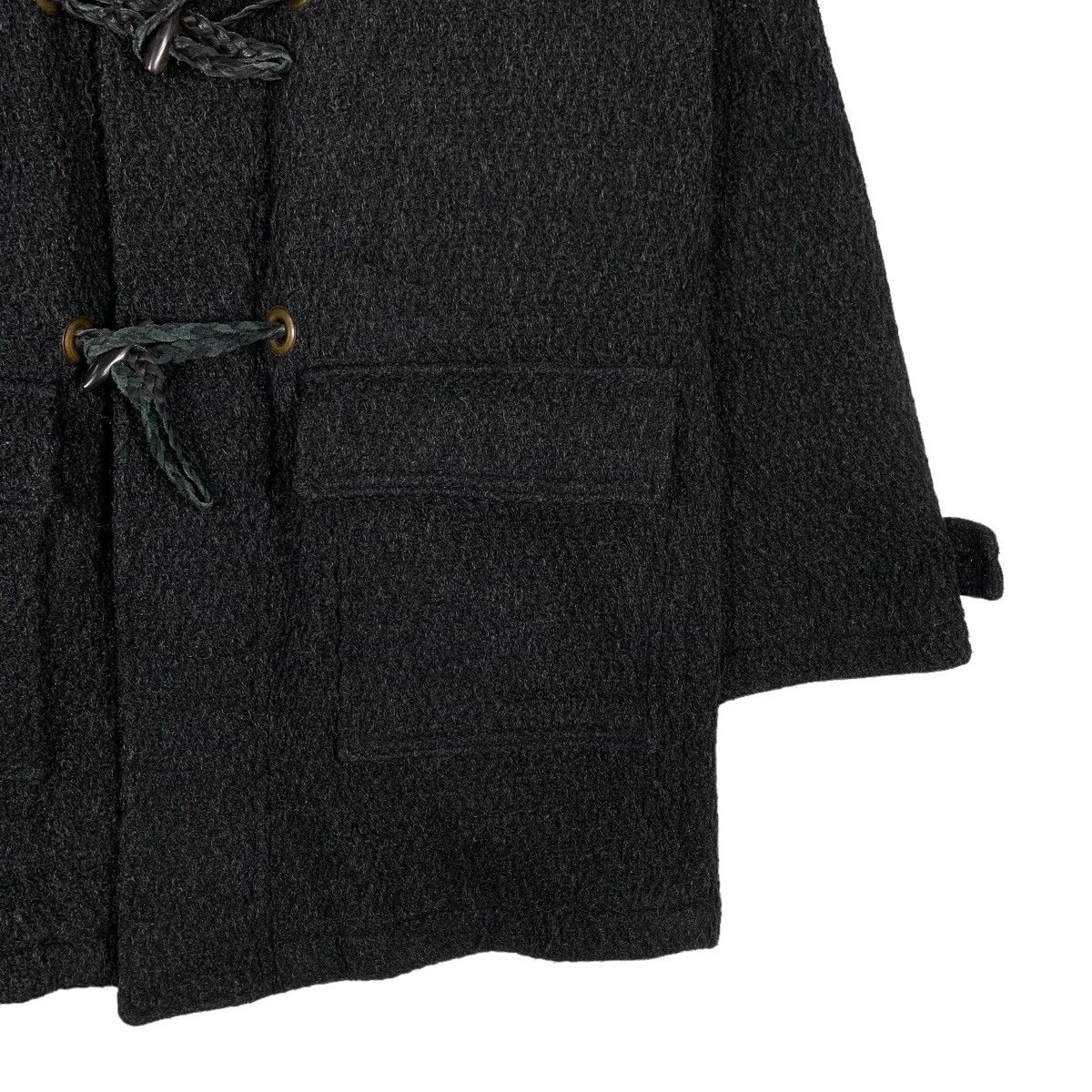 Japanese Brand LES VIS a BOIS Hooded Duffle Coat Wool Overcoat #0378-C17 Size US M / EU 48-50 / 2 - 4 Thumbnail