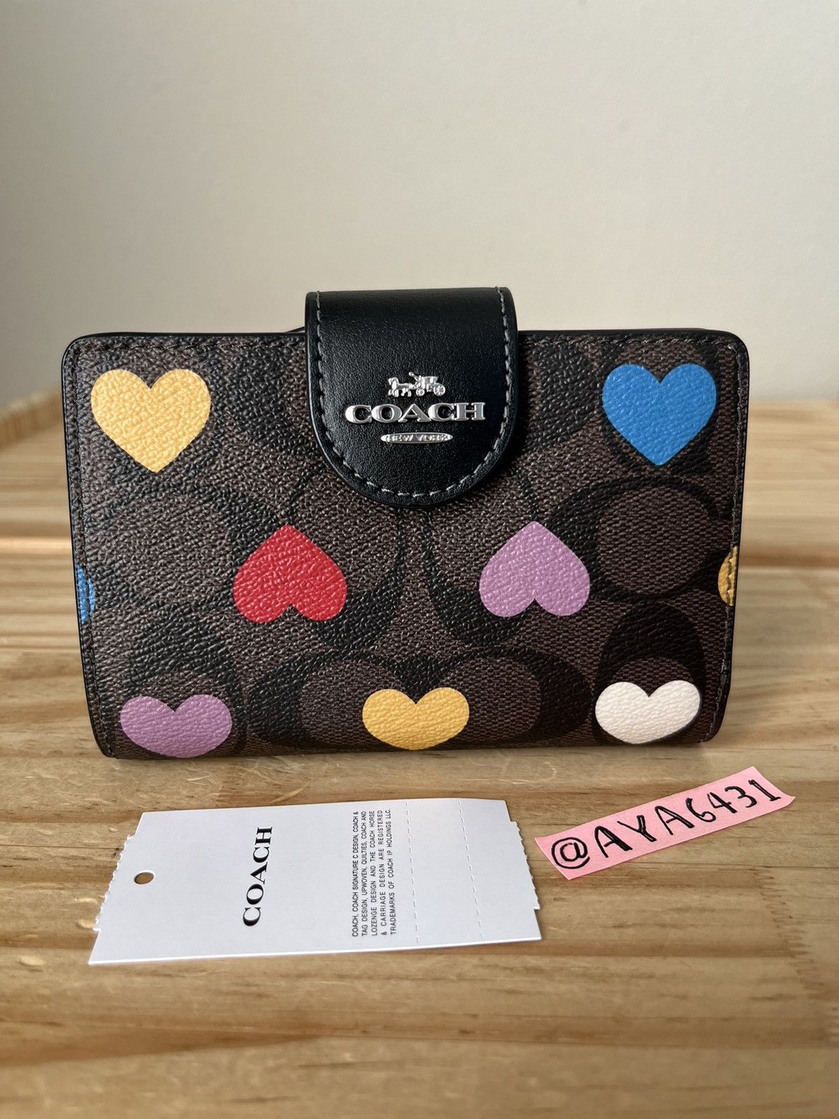 image of Coach Wallet in Brown, Women's