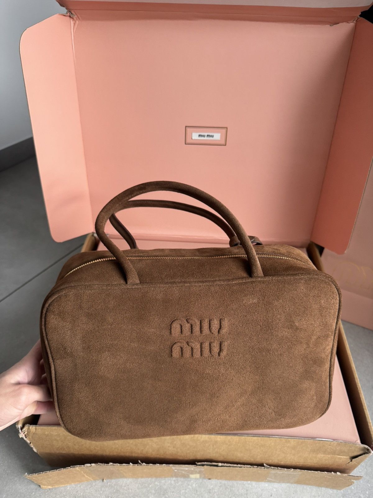 Miu Miu Miu miu bag « beau » brown, as new. Size ONE SIZE - 3 Thumbnail