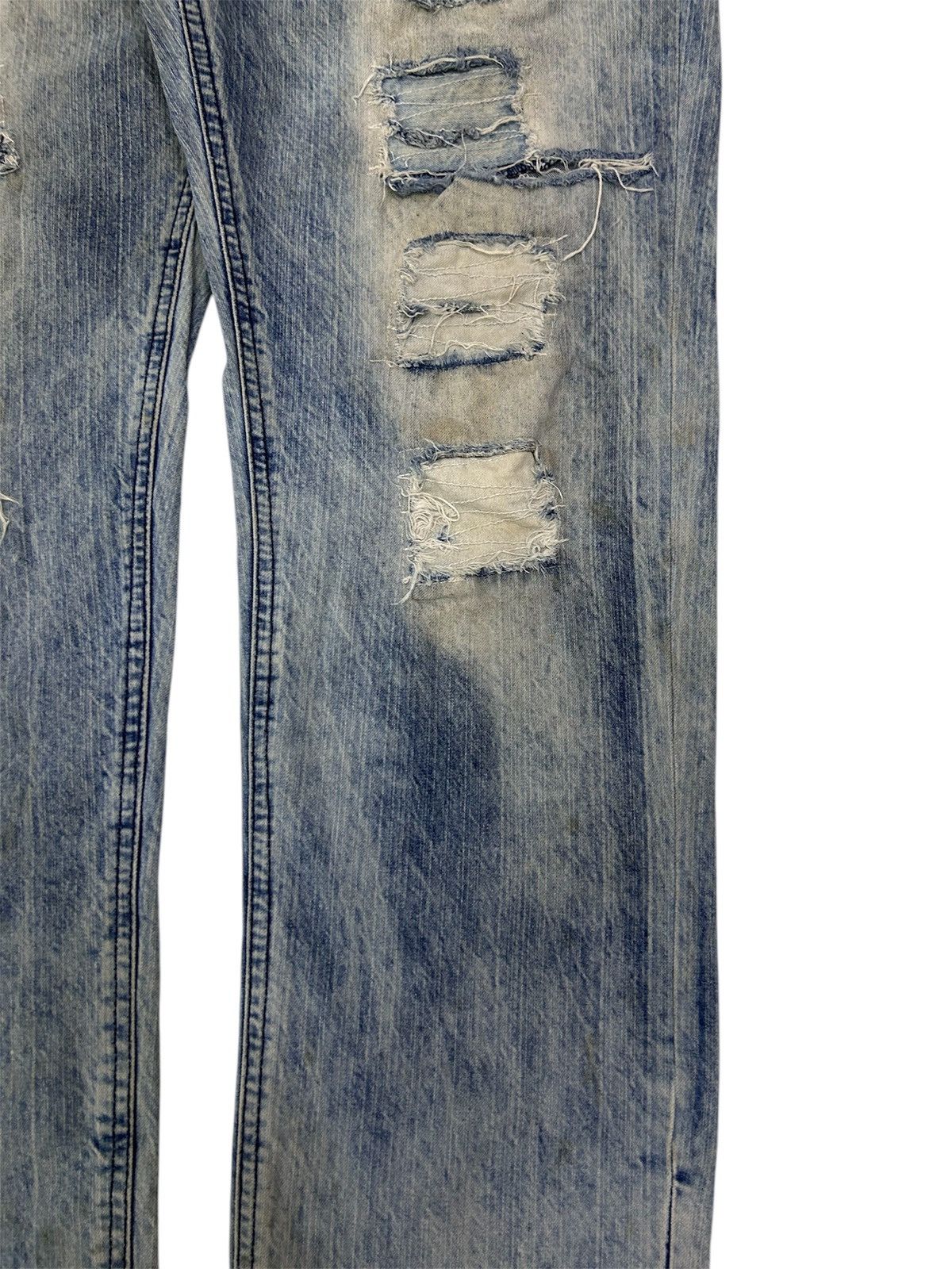 Southpole × Vintage 💥Vintage Southpole Denim Distressed Blue Wash Jeans Size US 42 / EU 58 - 9 Thumbnail