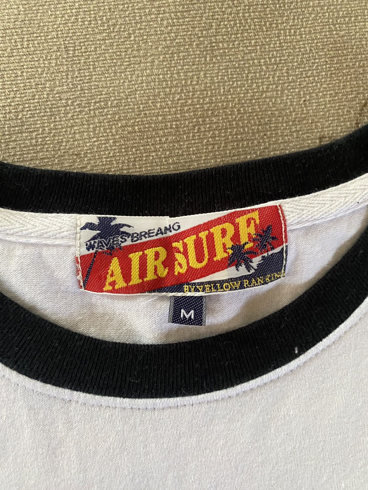 Japanese Brand Vintage Japanese Brand Air Surf Style Ringer T-Shirt Size US S / EU 44-46 / 1 - 6 Thumbnail