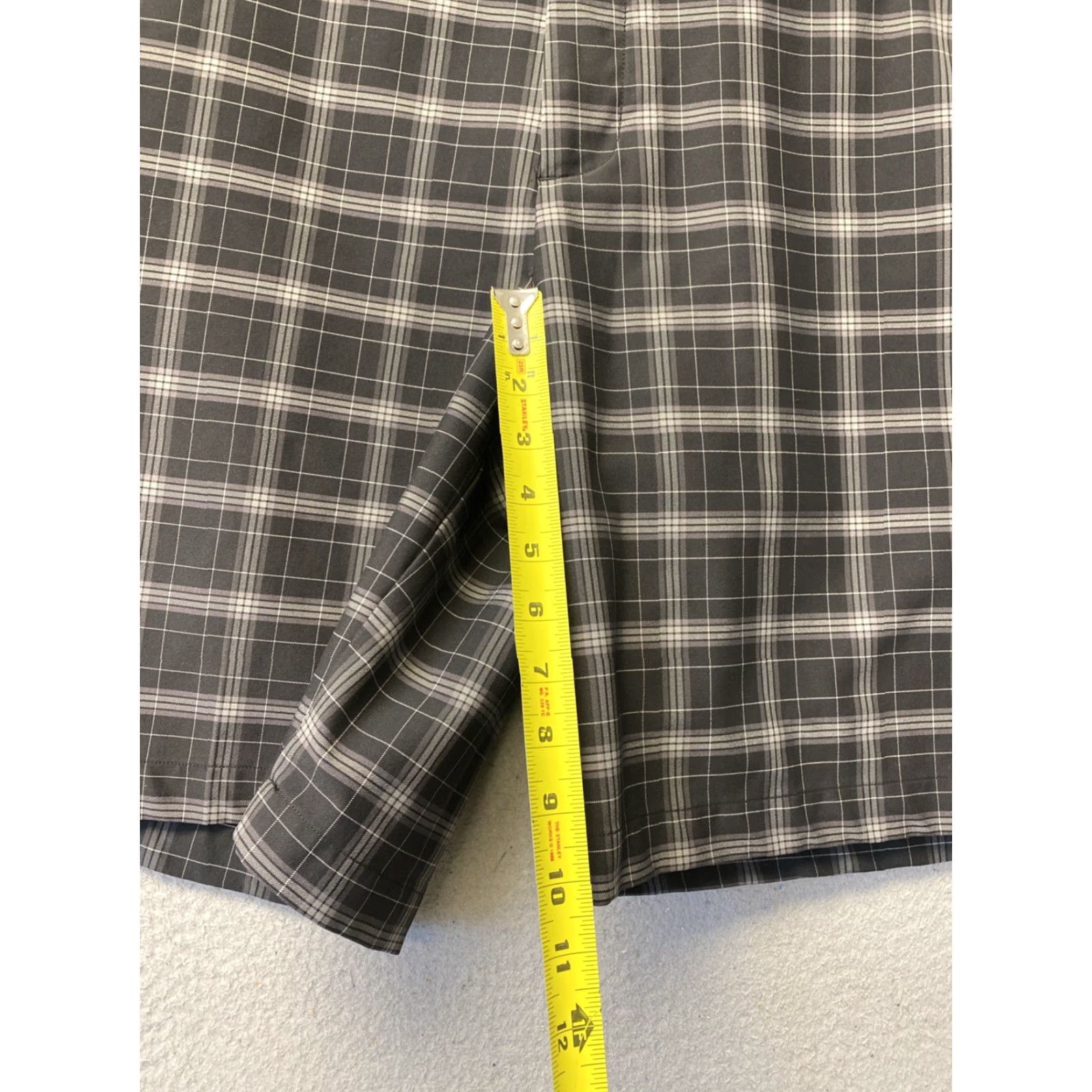 Footjoy FOOTJOY MENS GLEN PLAID GOLF SHORTS SIZE 38 BLACK 155-20 Size US 38 / EU 54 - 4 Thumbnail