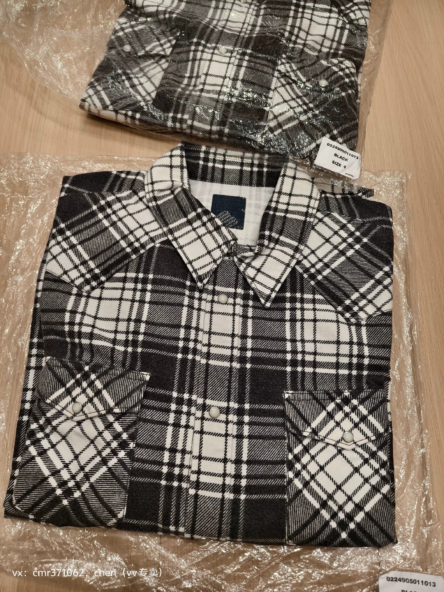 Visvim visvim 24 ICT Box Check Flannel LS Shirt Black Size US M / EU 48-50 / 2 - 9 Thumbnail