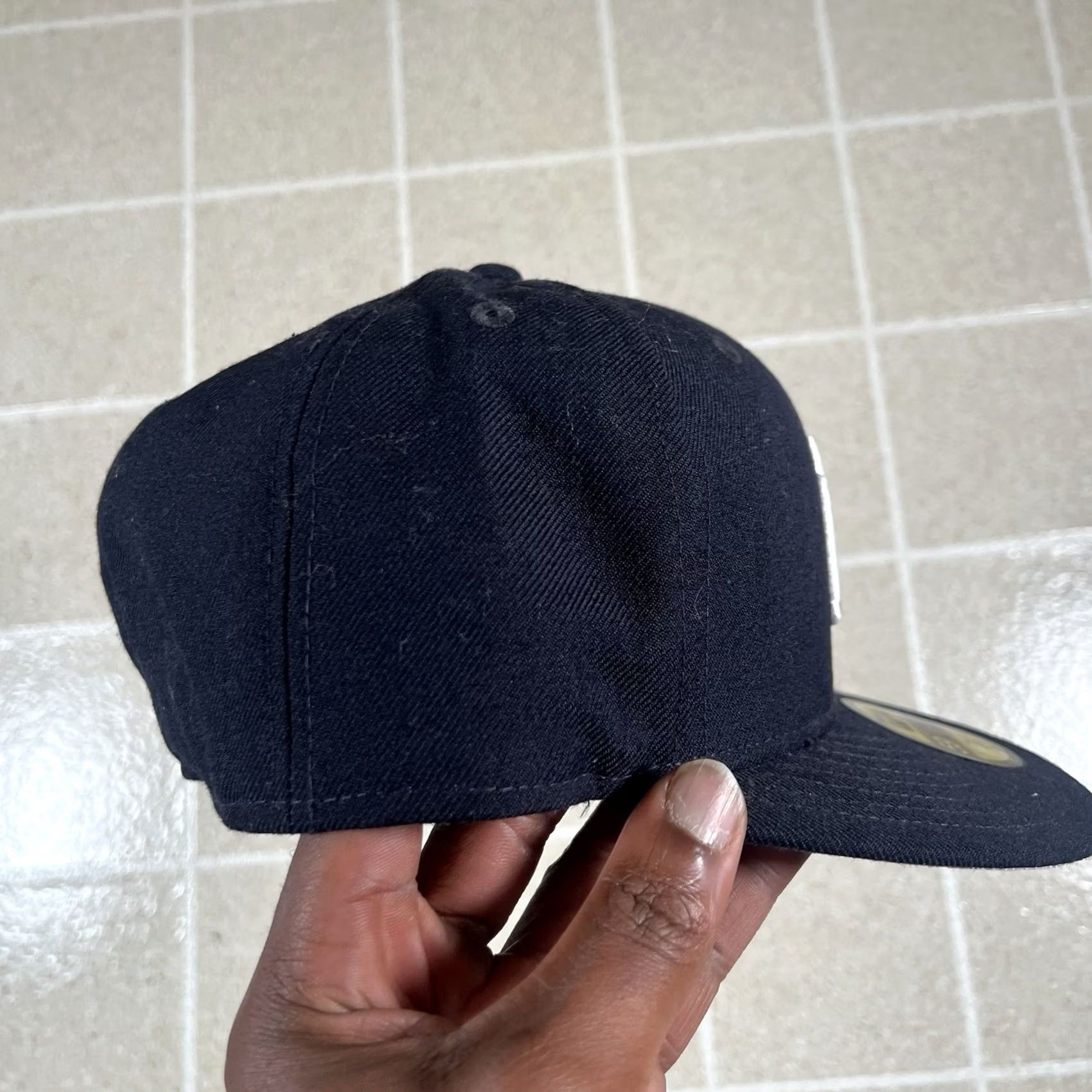 New Era New Era New York Yankees 59FIFTY Patch Hat Cap 7 7/8 Subway Series Blue Hat Mens Cap Size ONE SIZE - 4 Thumbnail