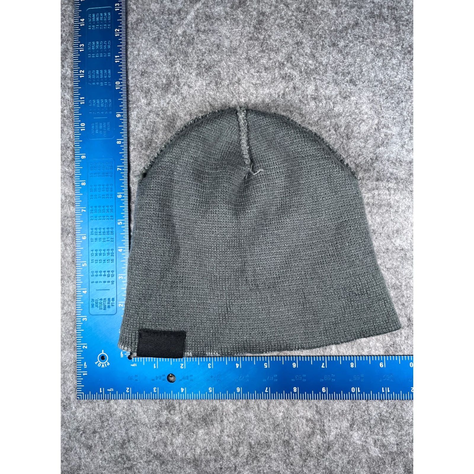 Ecko Unltd. Ecko Unltd Beanie Hat Adult One Size Gray Check Knit Ski Skateboard Mens Size ONE SIZE - 5 Thumbnail