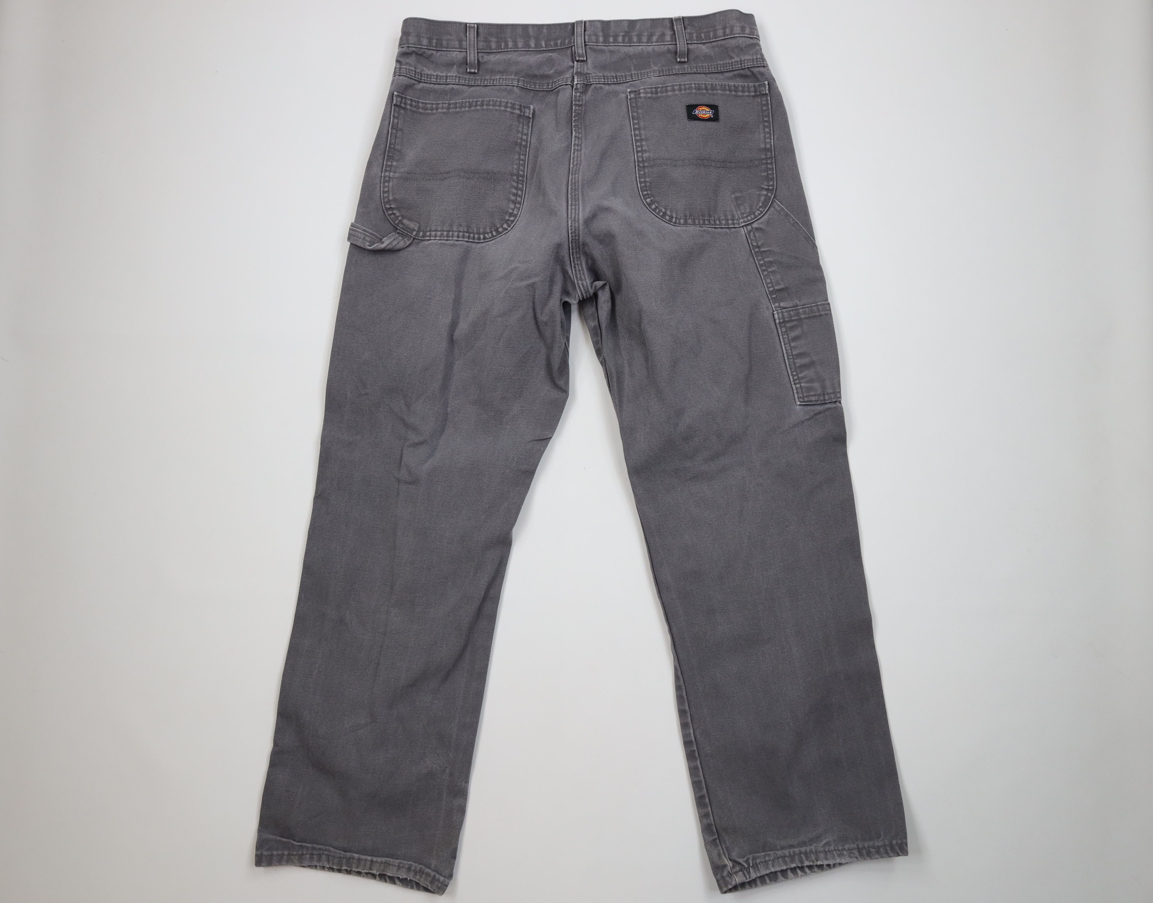 Dickies Vintage Dickies Canvas Wide Leg Dungaree Pants Gray Size US 36 / EU 52 - 10 Thumbnail