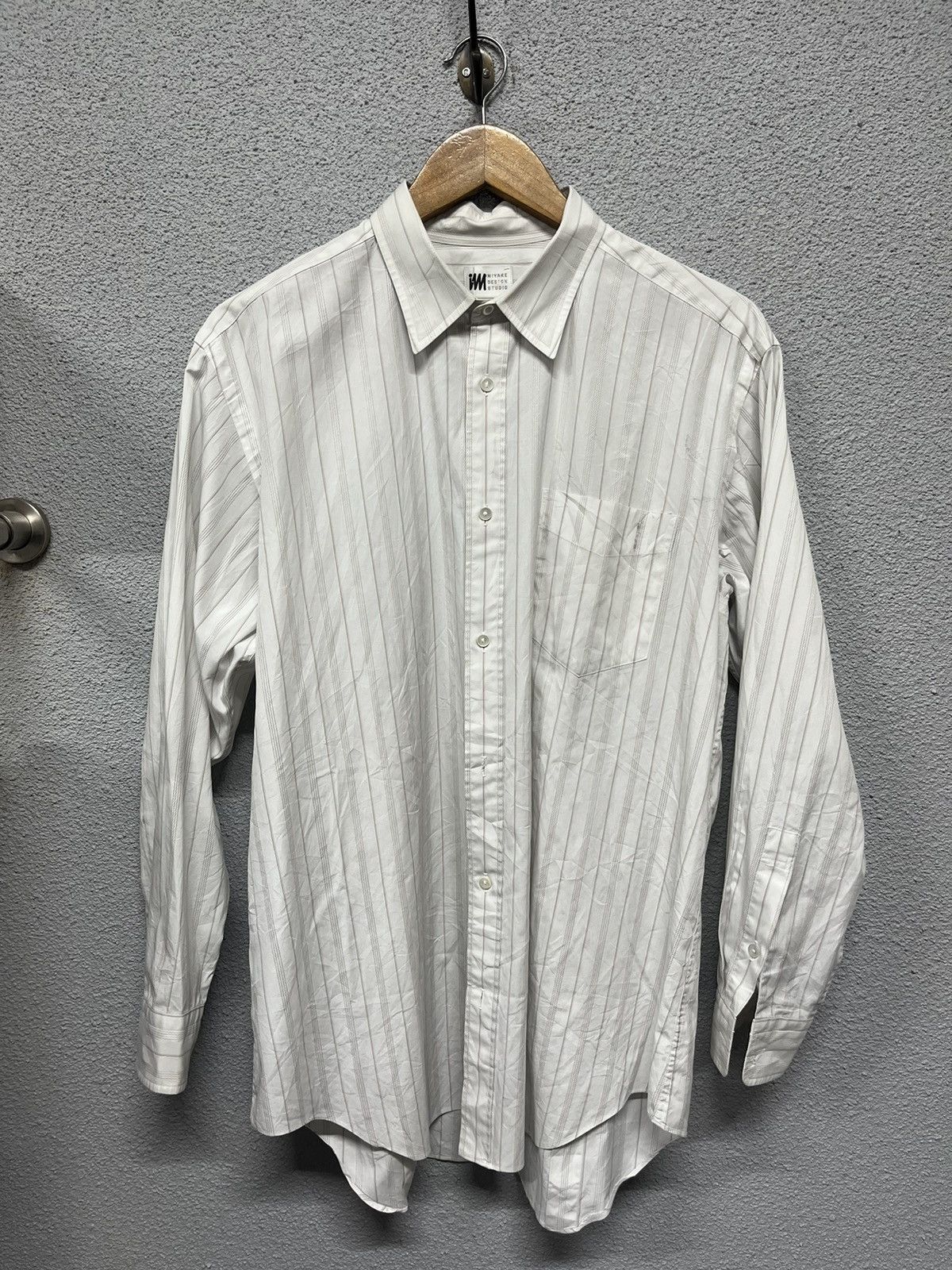 Issey Miyake IM miyake design studio issey miyake stripe shirt Size US L / EU 52-54 / 3 - 1 Thumbnail