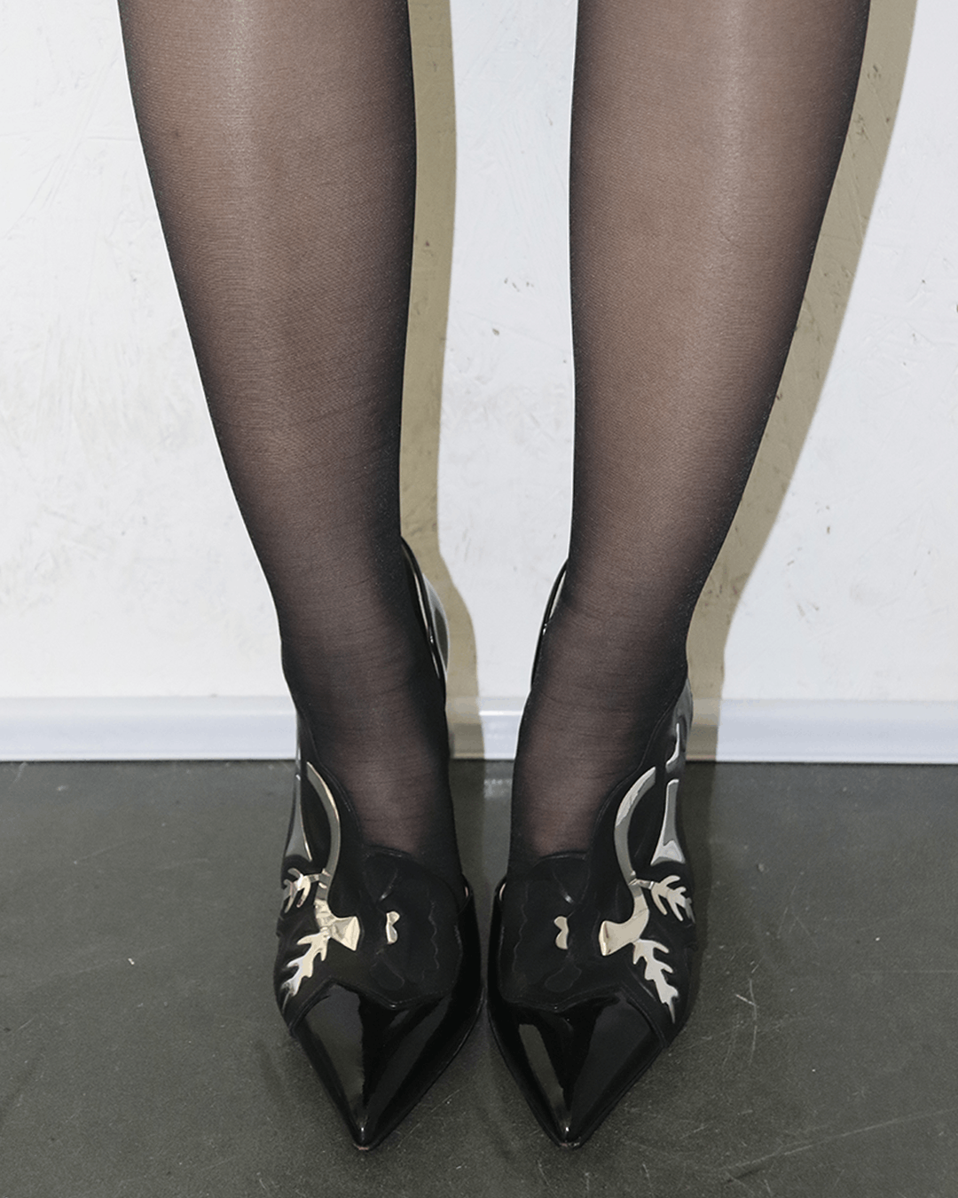 Christopher Kane Christopher Kane Patent Art Deco Pointed Toe High Heel Size US 9 / IT 39 - 2 Thumbnail