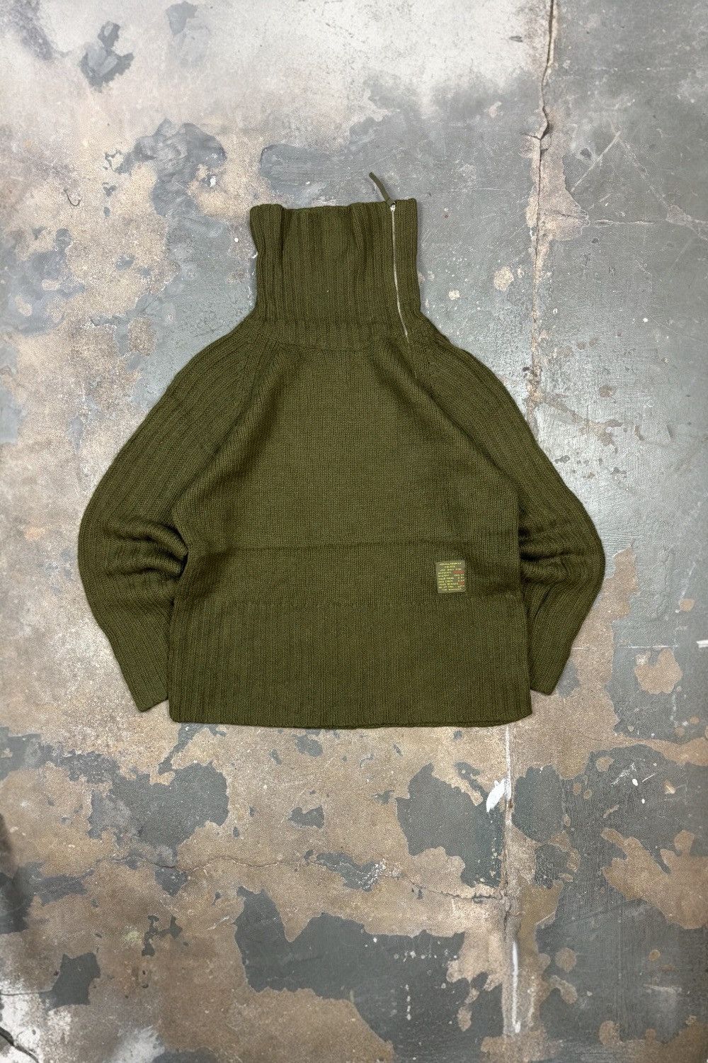 Diesel Vintage Diesel Archive Zip Turtleneck Sweater 100% Wool Size US M / EU 48-50 / 2 - 1 Thumbnail