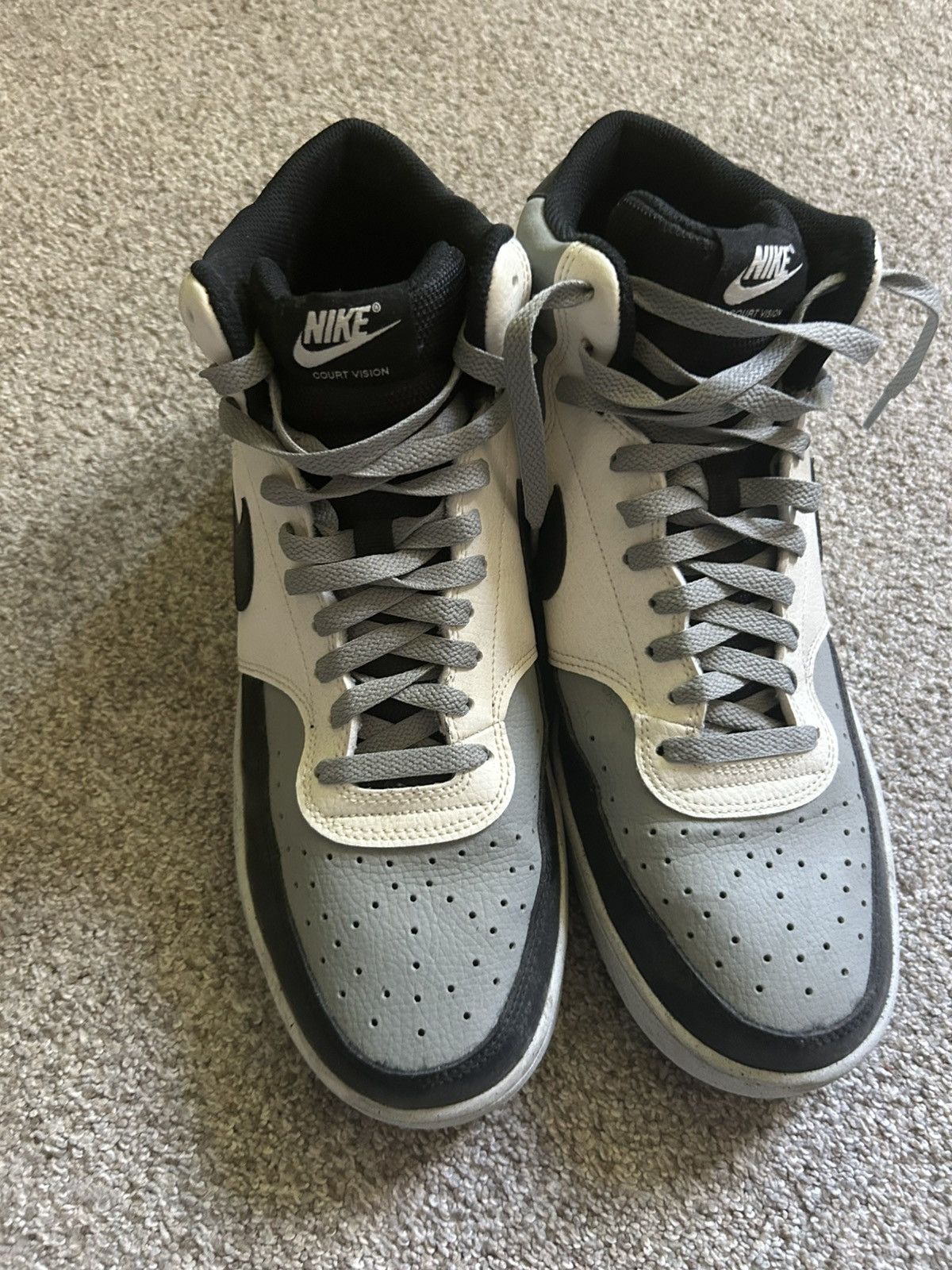 Nike Nike Court Vision Mid Sneakers Size US 12 / EU 45 - 2 Thumbnail