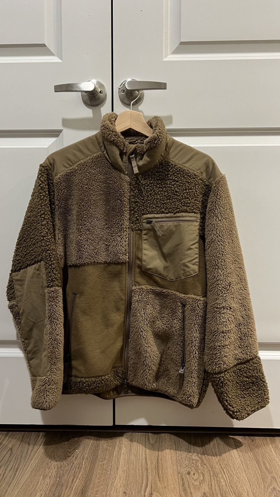 Engineered Garments × Uniqlo Engineered Garments x Uniqlo Beige Fleece Jacket Size XS Size US XS / EU 42 / 0 - 1 Thumbnail