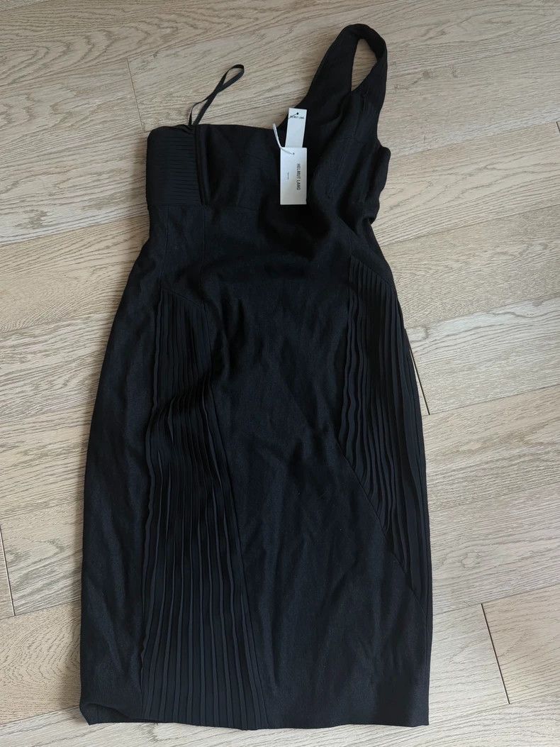 Helmut Lang Helmut Lang Wool Silk Little Black Dress - dmc Size US 32 / EU 48 - 1 Thumbnail