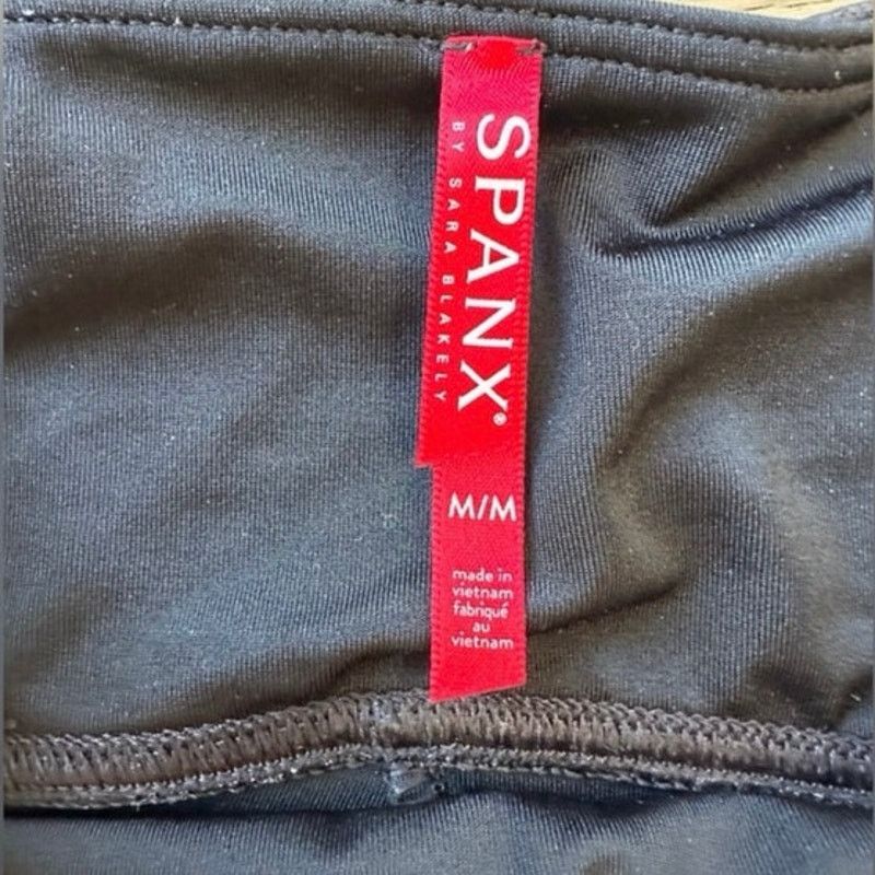 Spanx SPANX Leather Black High Stretch Pants Yoga Leggings Tights Size 28" / US 6 / IT 42 - 7 Thumbnail