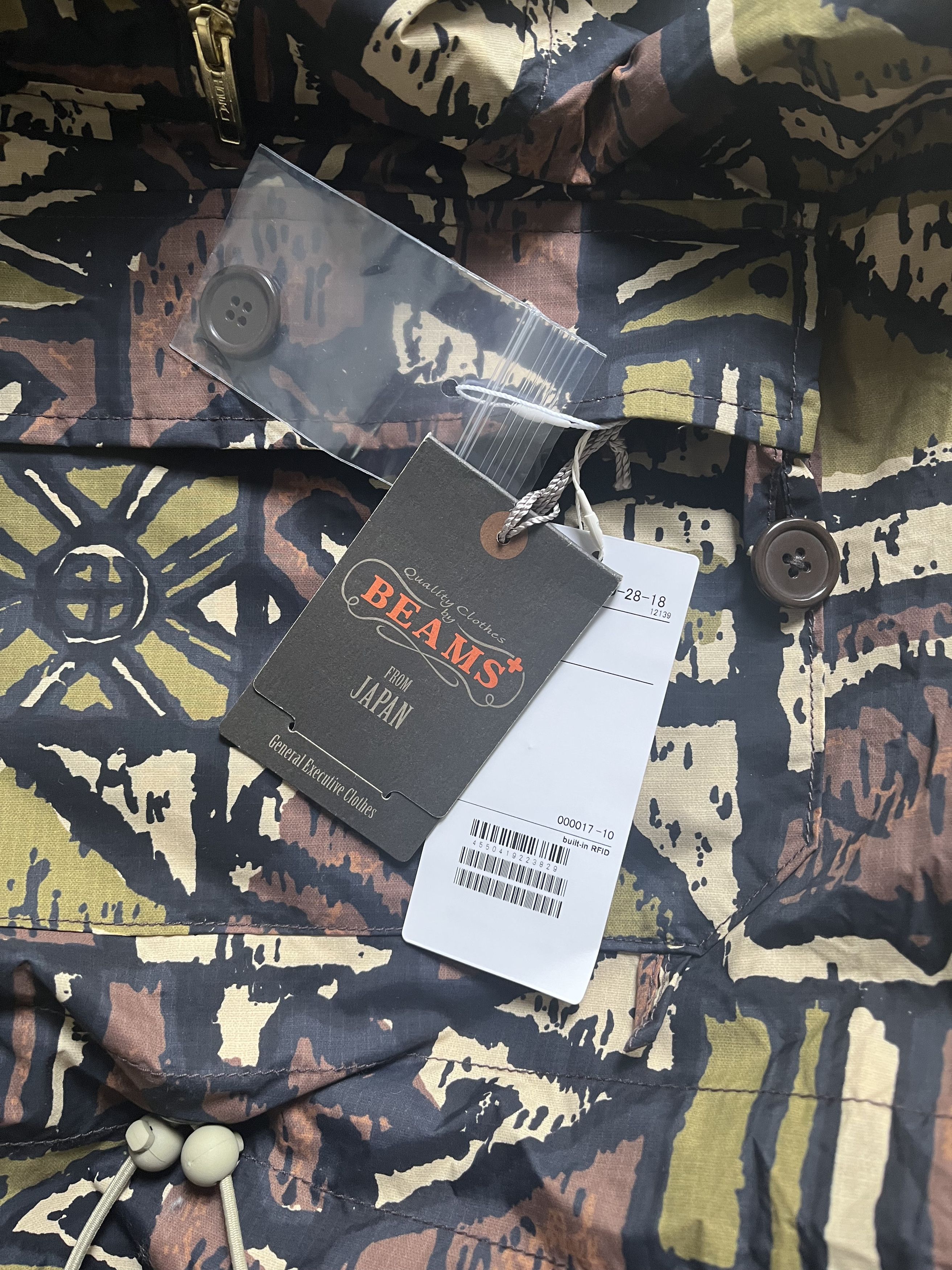 Beams Plus BEAMS Plus Eurosport Anorak Batik Print Size US M / EU 48-50 / 2 - 4 Thumbnail