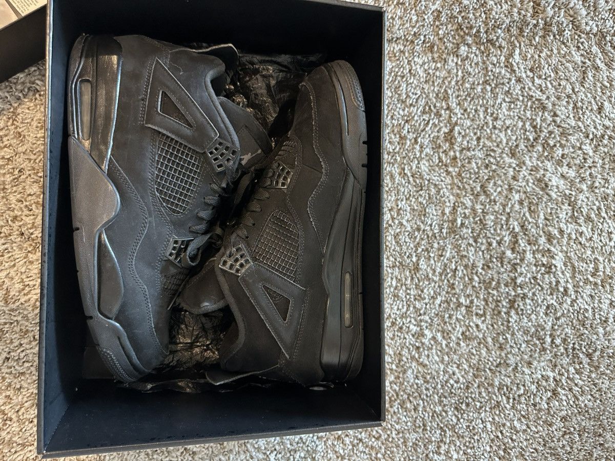 Jordan Brand × Nike Jordan 4 Retro Black Cat (2020) Men's Size 12 Size US 12 / EU 45 - 10 Thumbnail
