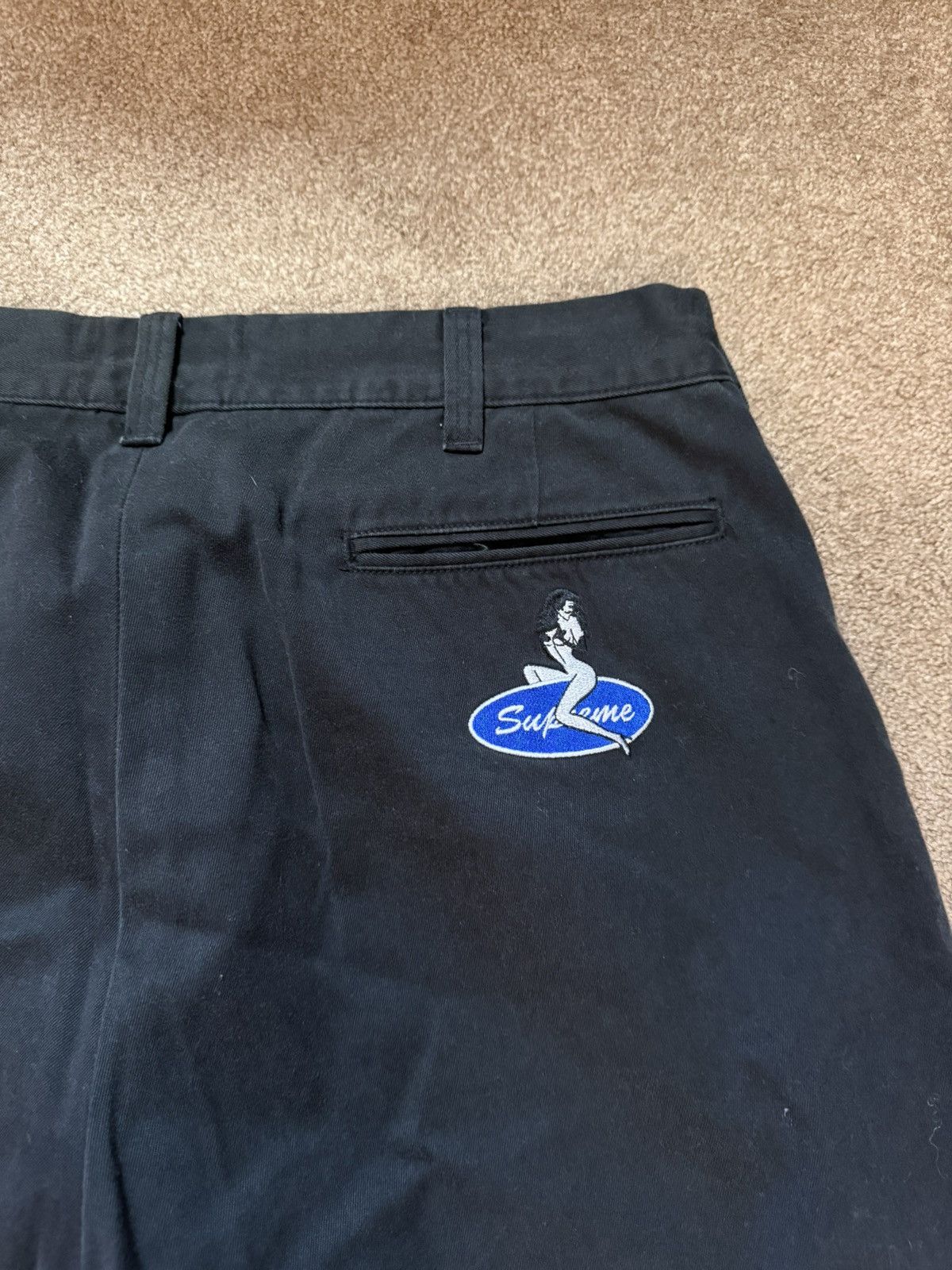 Supreme Supreme faux croc painter pant black (size 34) NWOT | Grailed