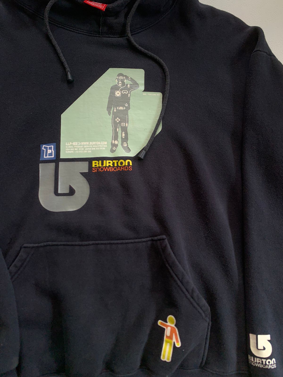 Burton Vintage Burton Snowboard Hoodie Size US XL / EU 56 / 4 - 1 Thumbnail