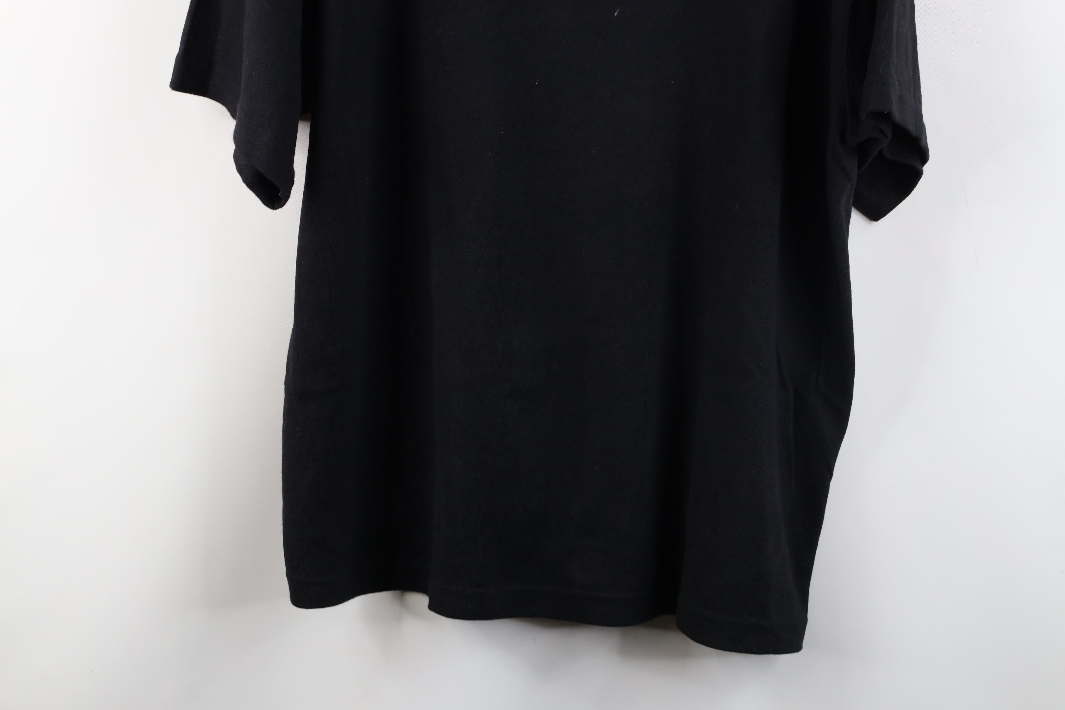 Vintage Vintage 90s Streetwear Cotton Short Sleeve T-Shirt Black Size 3XL / US 20-22 - 3 Thumbnail