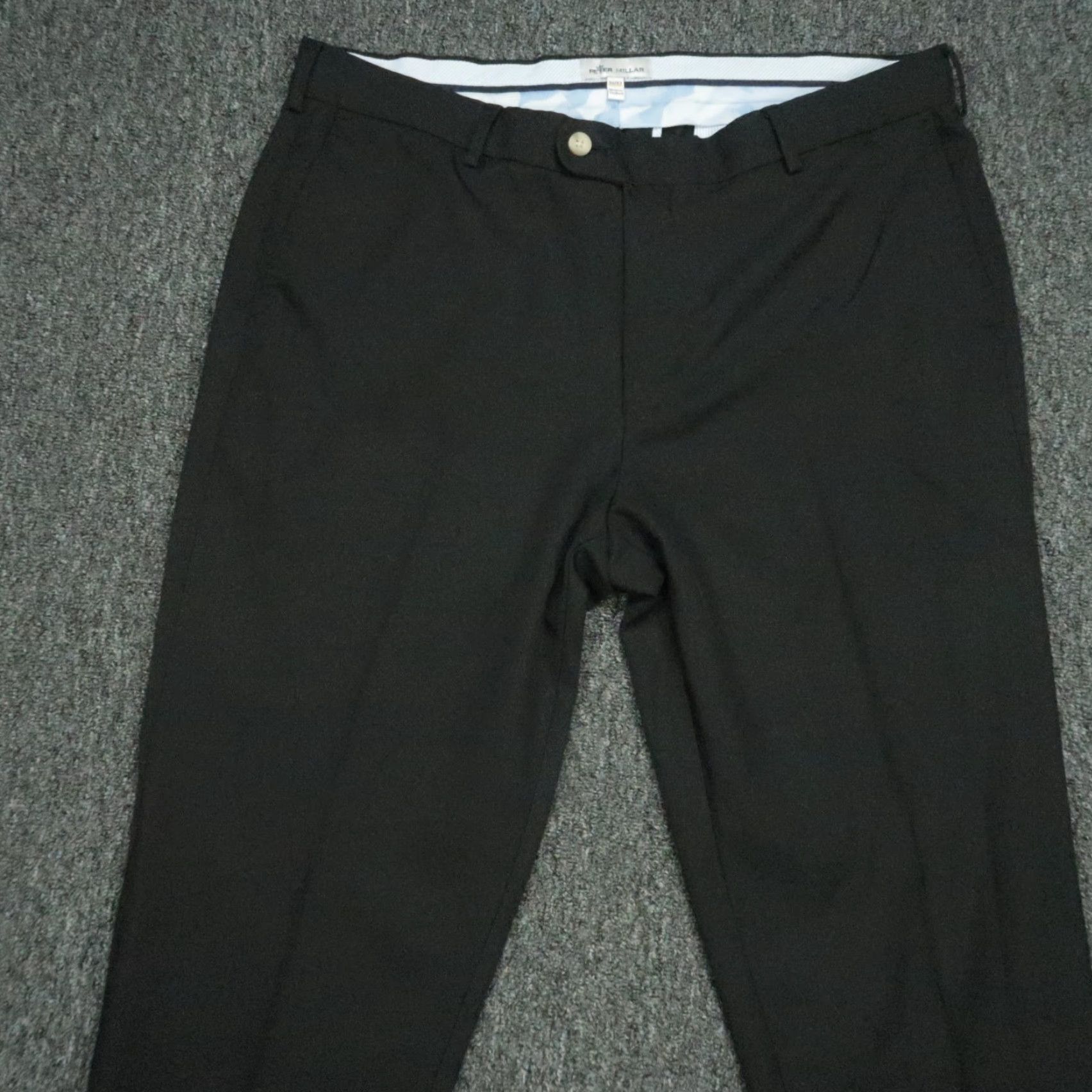 Peter Millar Peter Millar Pants Mens 46x32 Black Durham High Drape Performance Pockets Size US 30 / EU 46 - 2 Thumbnail