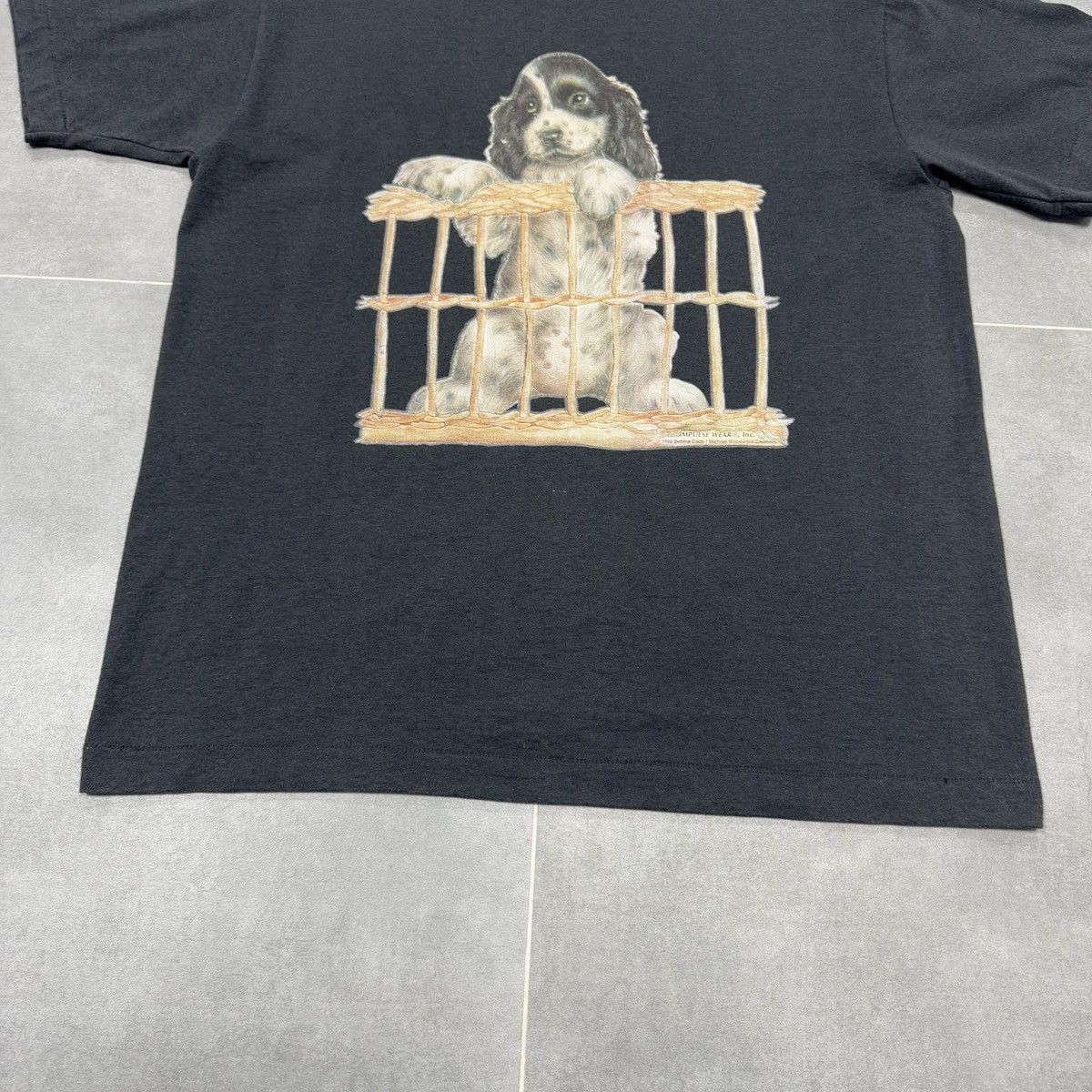 Vintage Vintage Impulse Wear Michael Woodward Creations 1995 T-Shirt Size US L / EU 52-54 / 3 - 4 Thumbnail