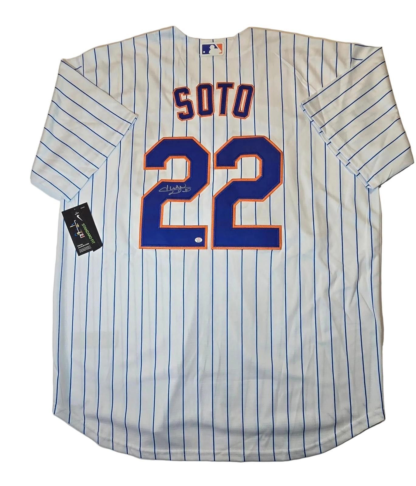 Other Juan Soto NY Mets autographed baseball jersey PAAS COA Size ONE SIZE - 2 Thumbnail