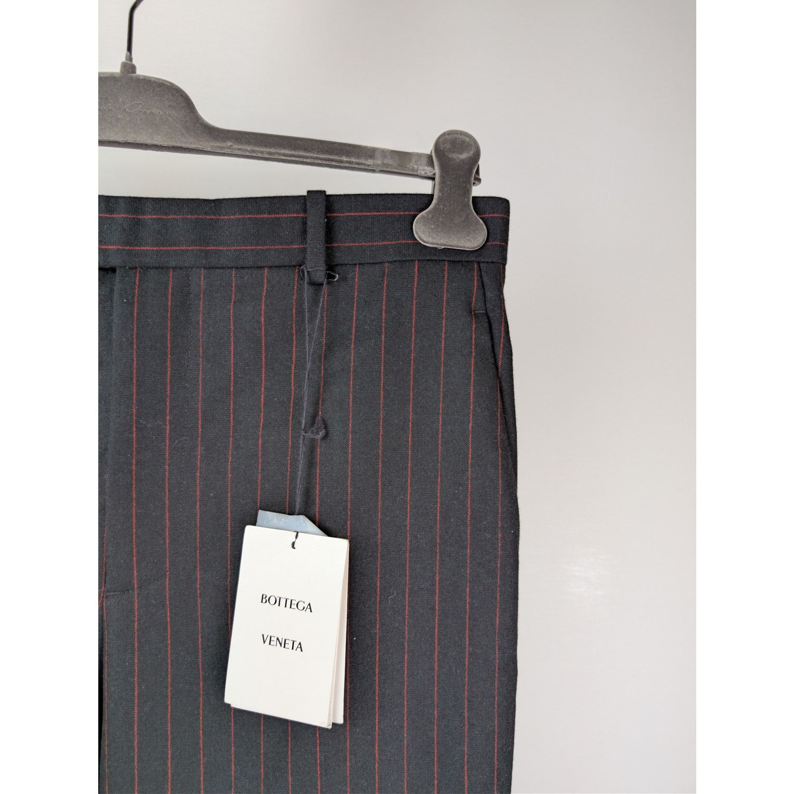 Bottega Veneta o1rshd1 Classic Wool Pinstripe Trousers Casual Pants Size US 38 / EU 54 - 5 Thumbnail