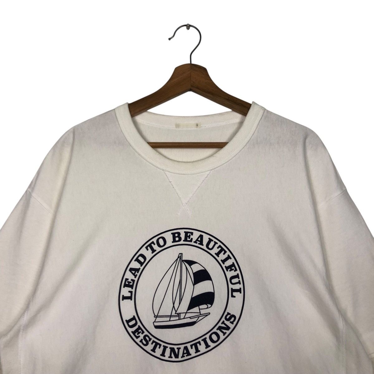 Japanese Brand × Vintage 📌Lead To Beautiful Destination Cropped Sweatshirt Size US M / EU 48-50 / 2 - 4 Thumbnail