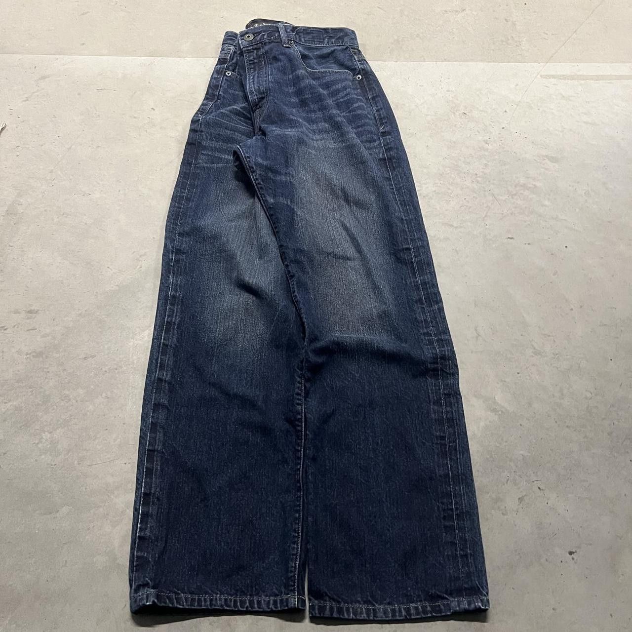 Japanese Brand × Vintage Vintage Y2K Grunge Dark Wash Denim jeans Skater Essential! Size US 36 / EU 52 - 3 Thumbnail