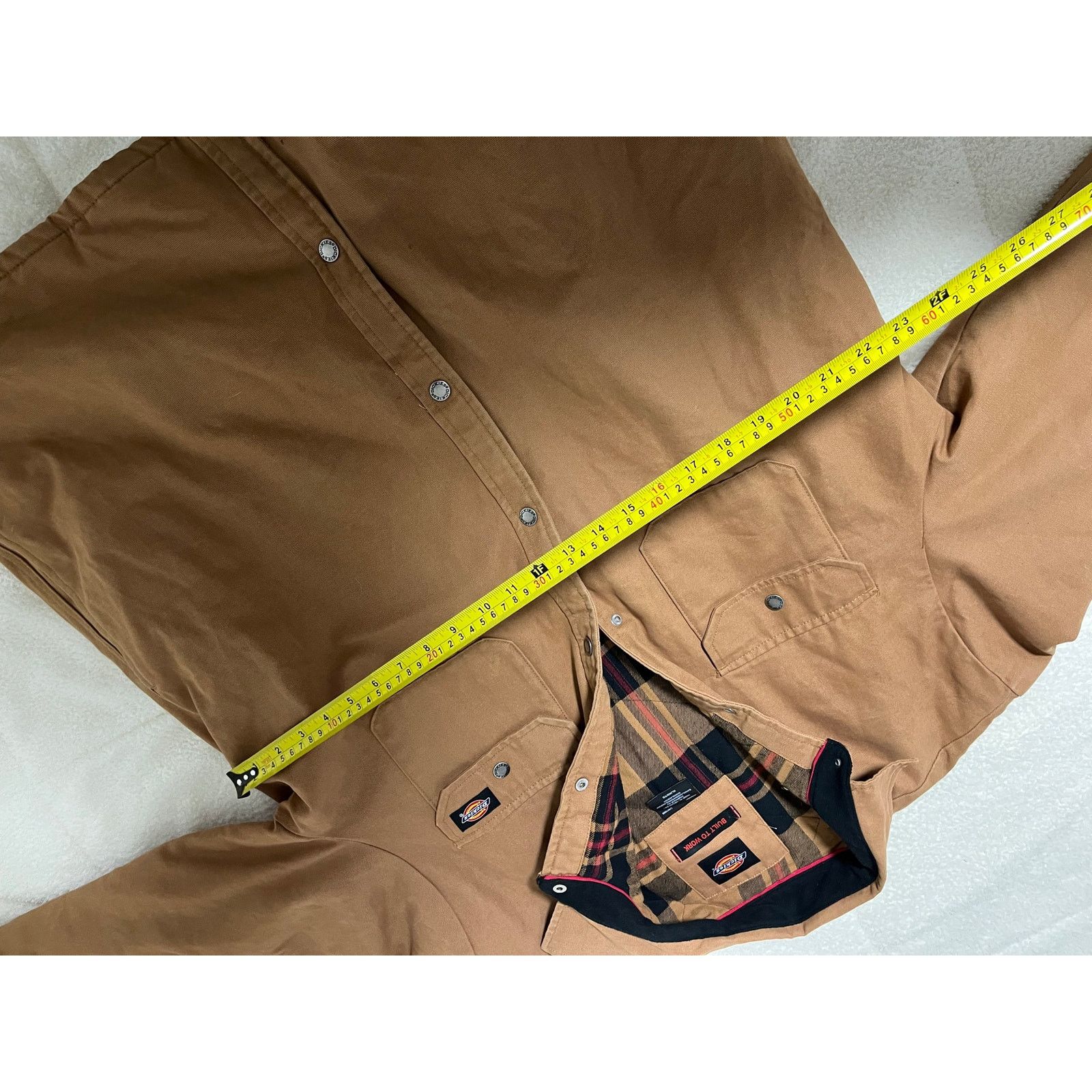 Dickies Dickies flannel lined duck shirt regular fit work jacket Size US XL / EU 56 / 4 - 6 Thumbnail