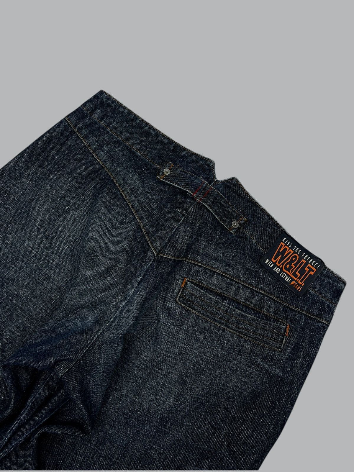 Walter Van Beirendonck Archive 90’s Walter Van Beirendonck Stone Wash Baggy Jeans Size US 31 - 4 Thumbnail