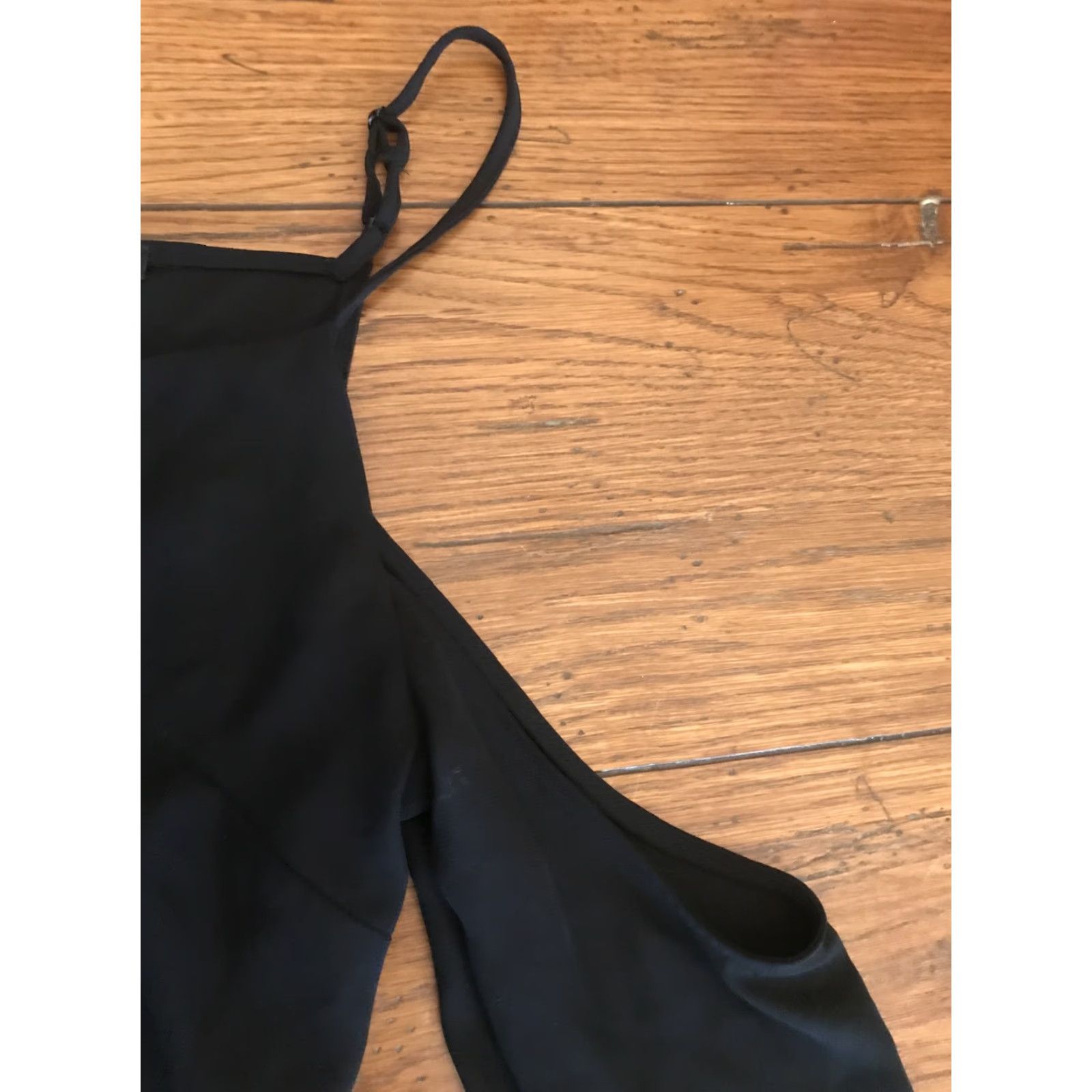 Vintage VINTAGE Dynamite Open Shoulder Black Top Shirt Womens Size M / US 6-8 / IT 42-44 - 2 Thumbnail