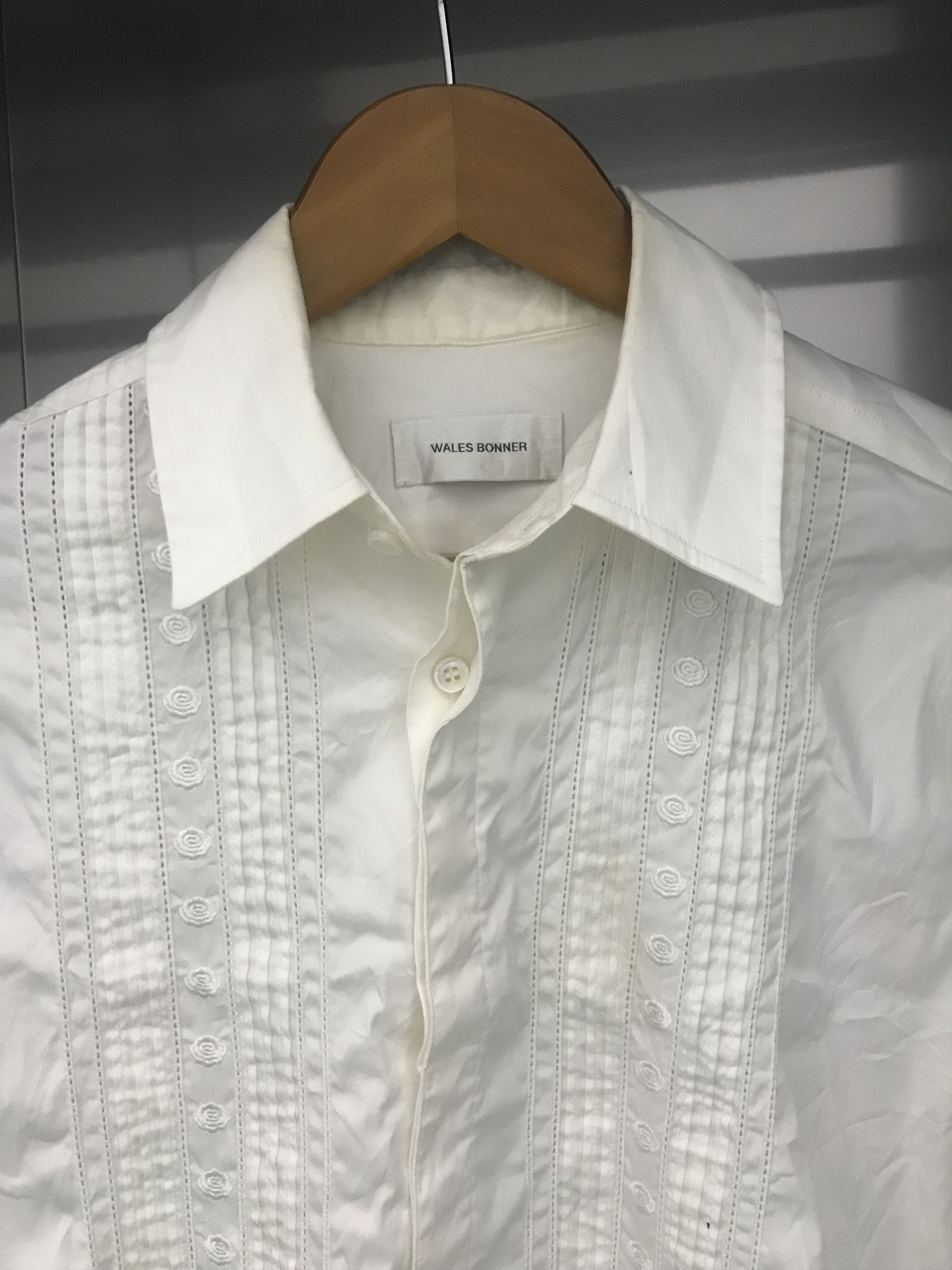 Wales Bonner Wales Bonner - Santiago Guayabera Poplin Shirt Size US S / EU 44-46 / 1 - 3 Thumbnail