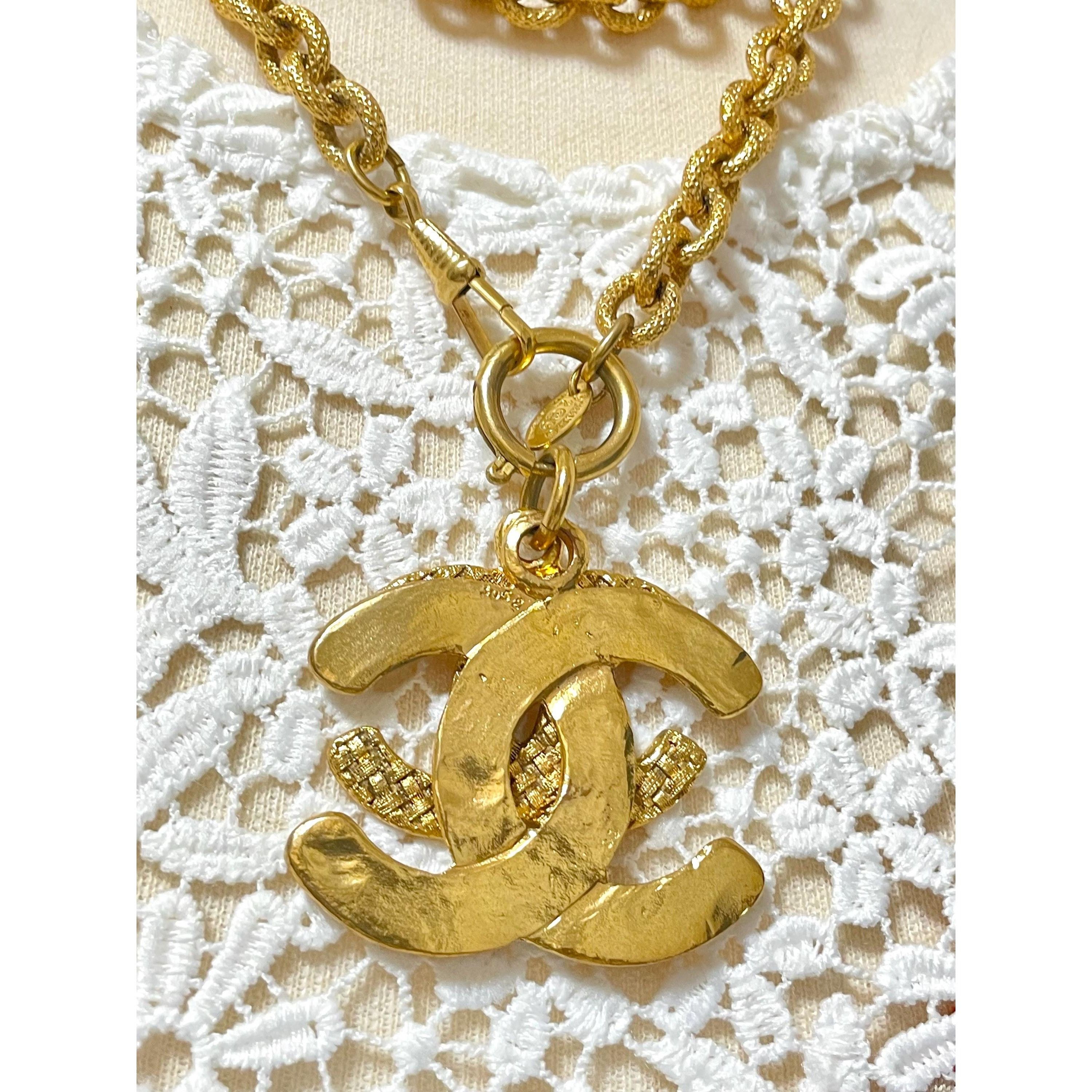 Chanel Vintage CHANEL heavy chain necklace with large and small cc Size ONE SIZE - 8 Thumbnail