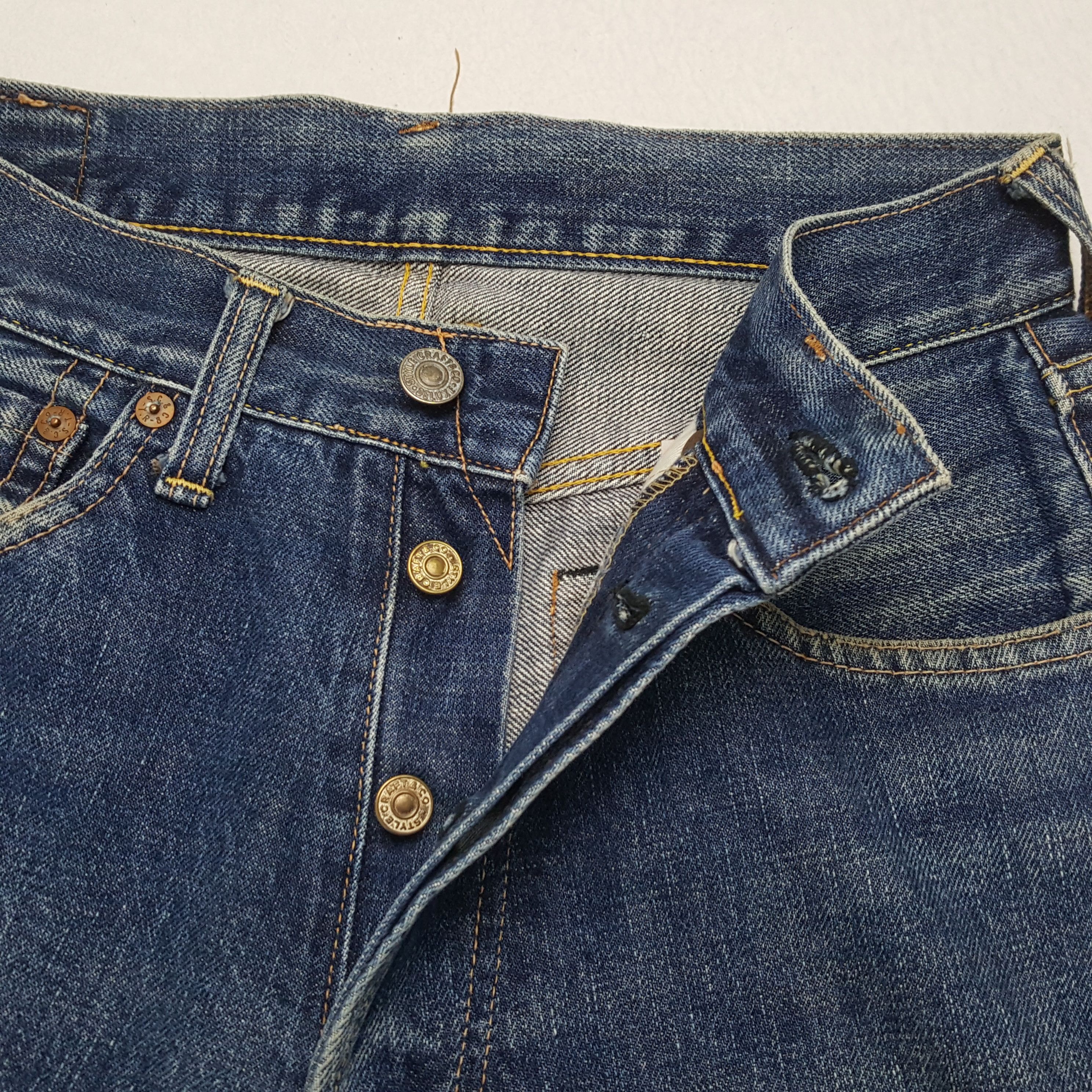 Evisu × Vintage EVIS Japanese Brand Streetwear Custom Daicock Jeans Size US 26 / EU 42 - 12 Thumbnail