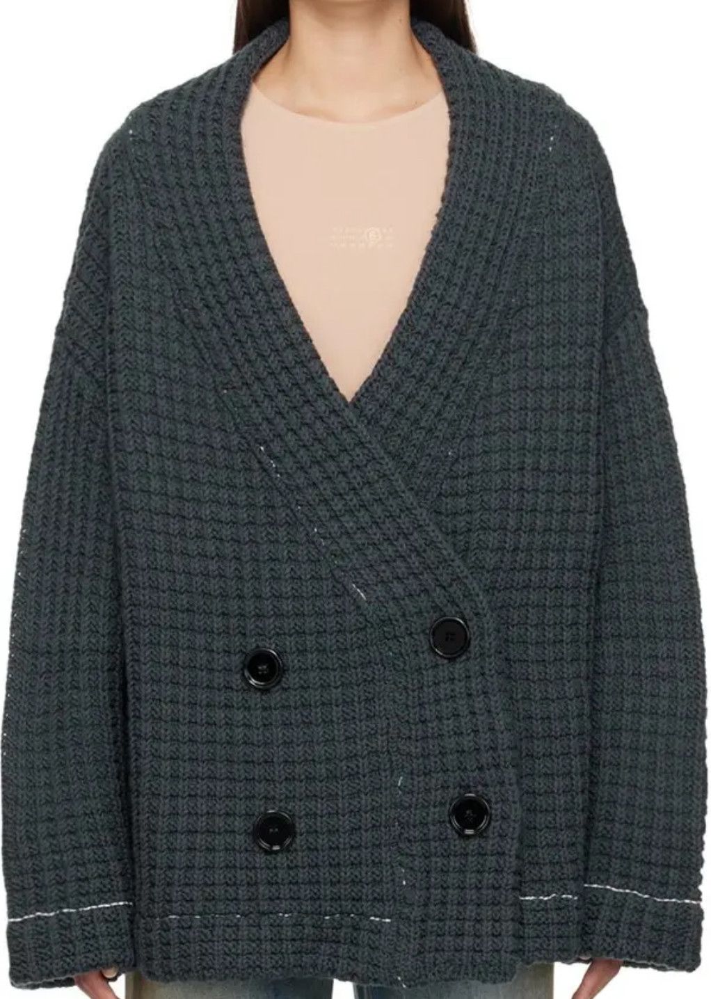 Waffle Knit Cardigan