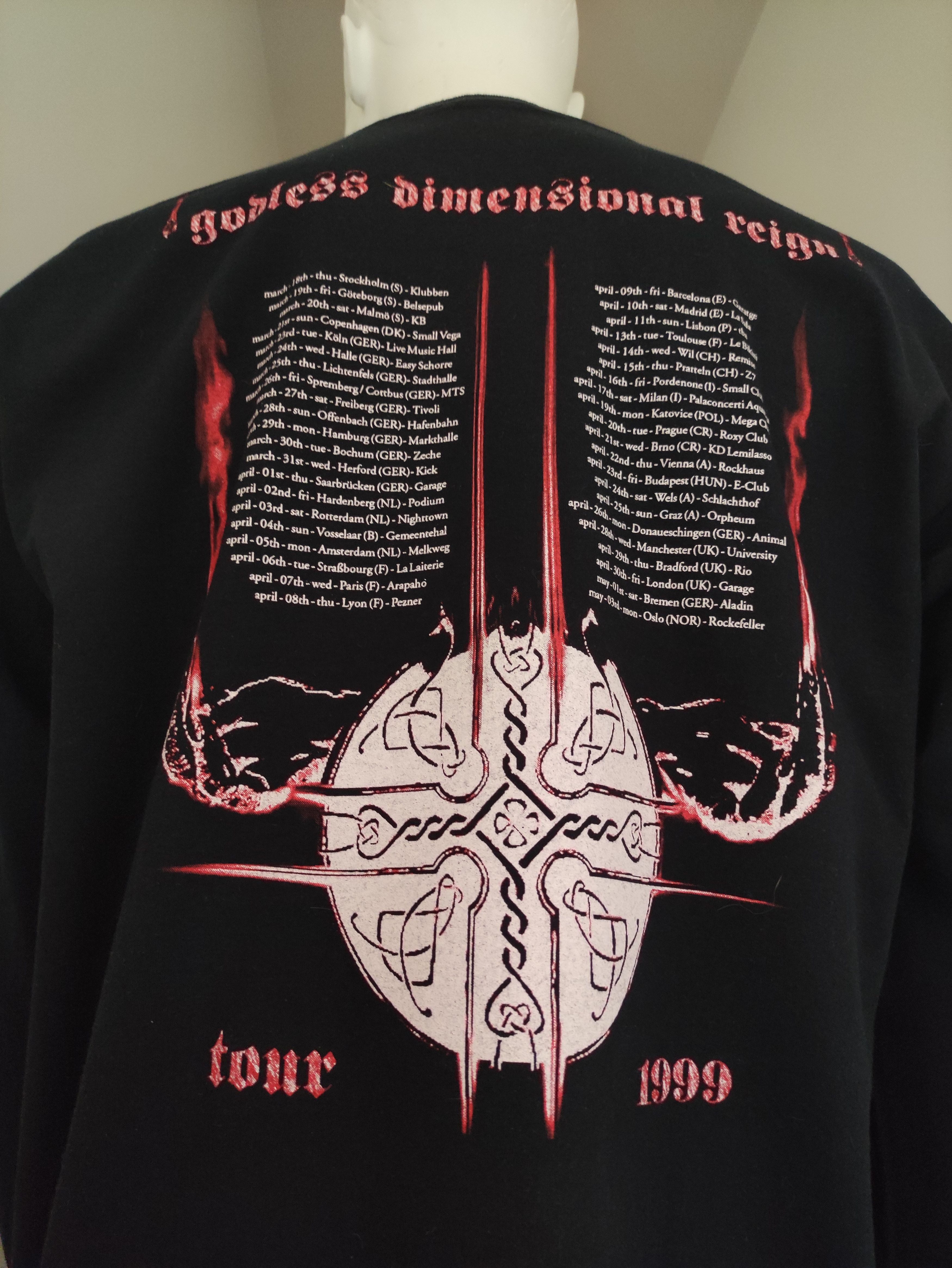 Band Tees Dimmu Borgir T Shirt Vintage 1999 Rare Black Metal Size US XL / EU 56 / 4 - 3 Thumbnail