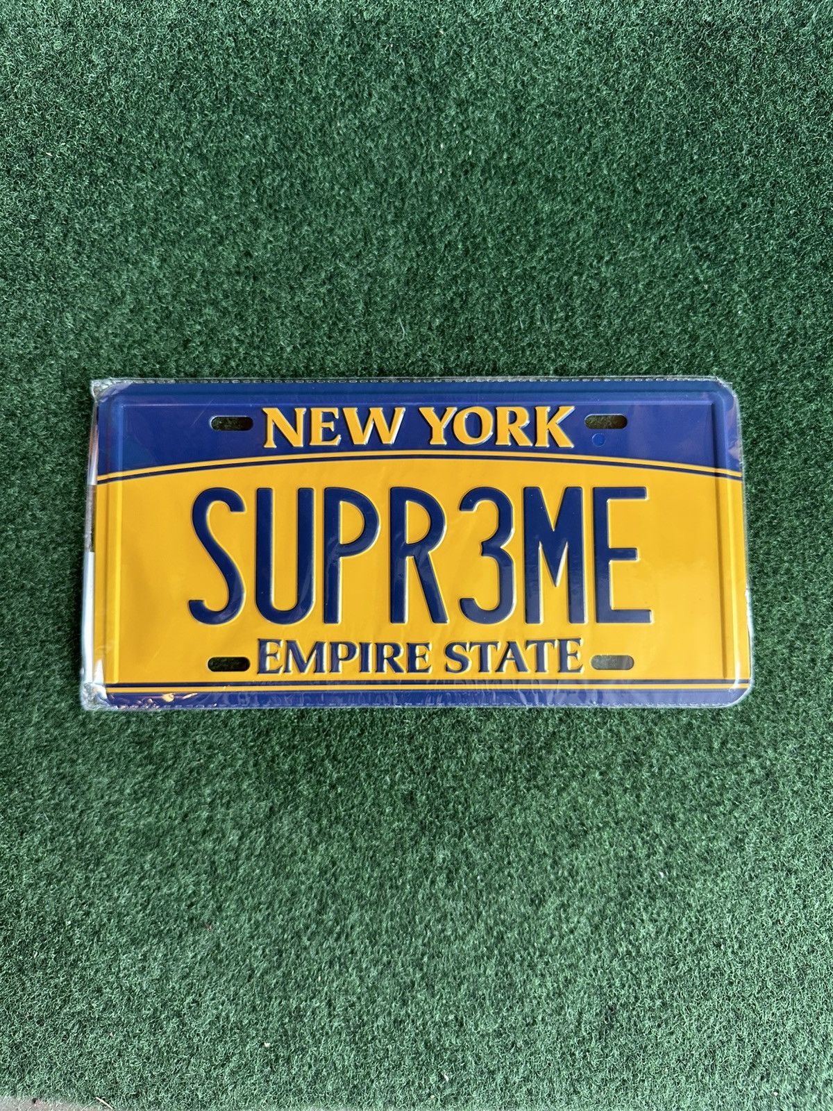 アクセサリー Supreme License Plate Supreme Chain License Plate Frame Silver - FW18 - GB