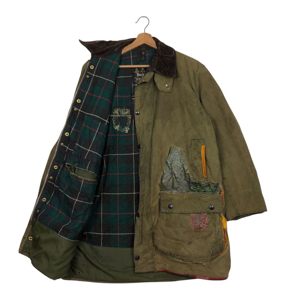 Barbour 📌Vintage Wax Jacket Barbour Northumbria Blanket England Size US M / EU 48-50 / 2 - 12 Thumbnail