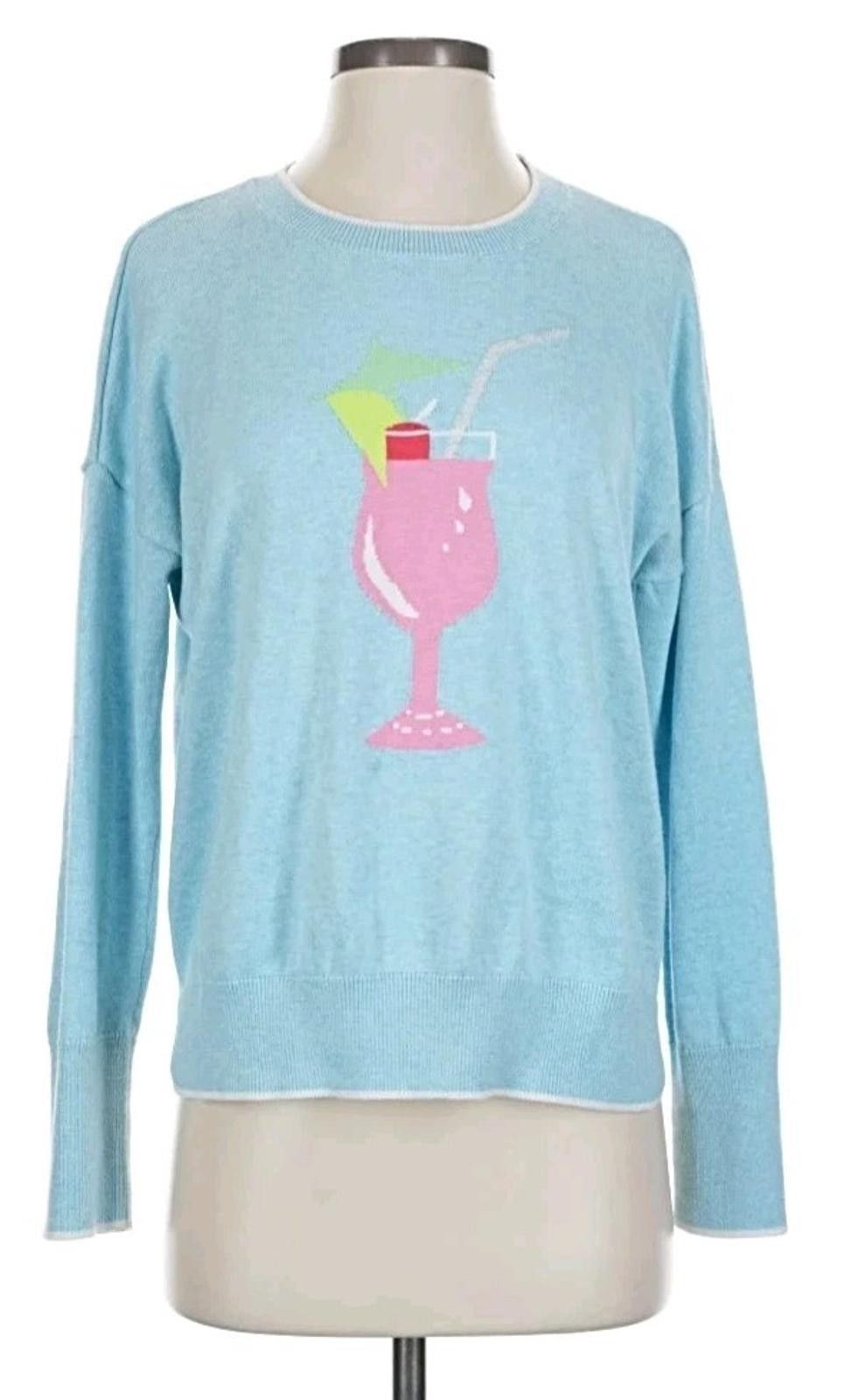 Vineyard Vines Vineyard Vines Cocktail Sweater Size XL Womens Blue Soft Size XL / US 12-14 / IT 48-50 - 2 Thumbnail