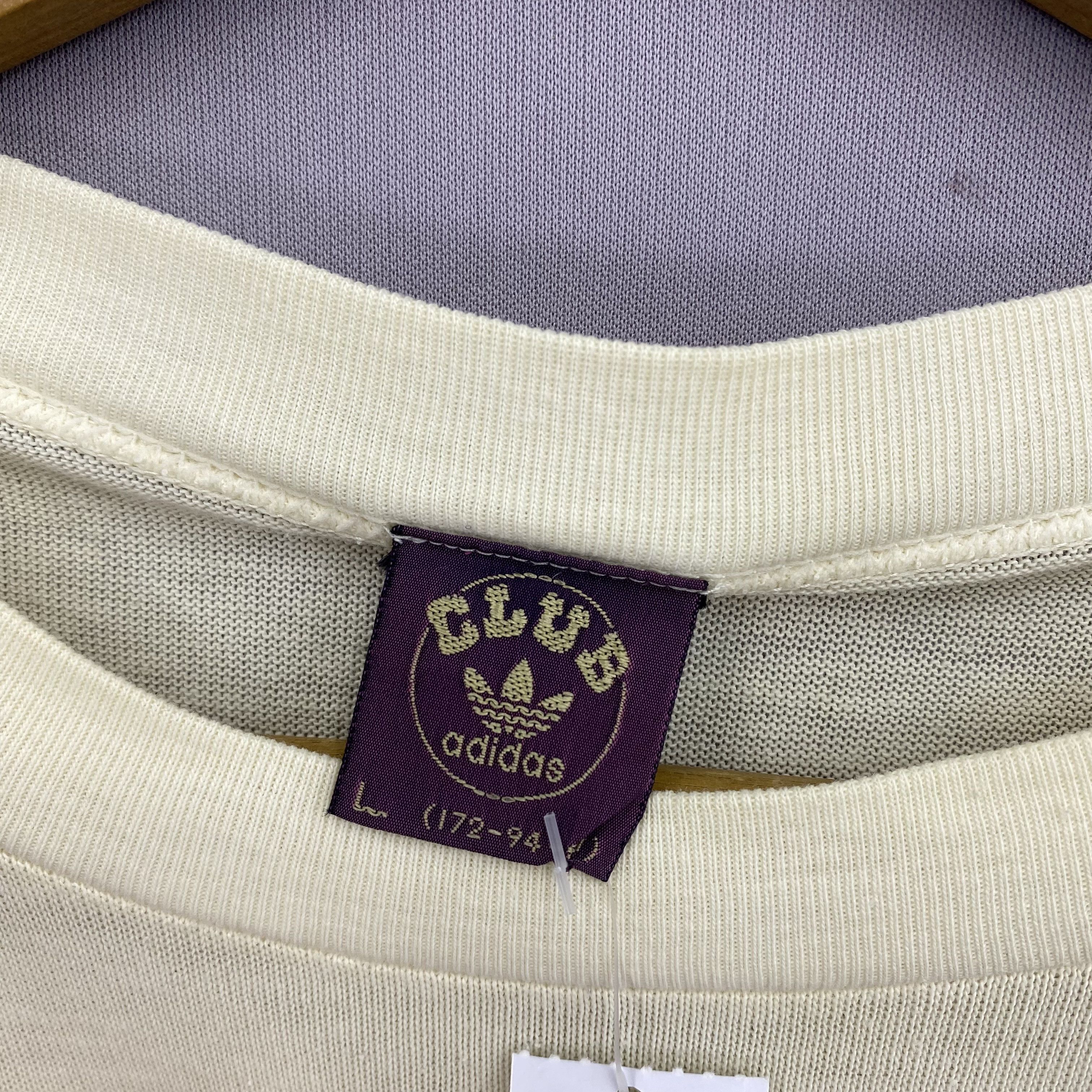 Adidas × Vintage Vintage 90s Adidas T-Shirt Adidas Trefoil Sportswear Tee Size US M / EU 48-50 / 2 - 4 Thumbnail