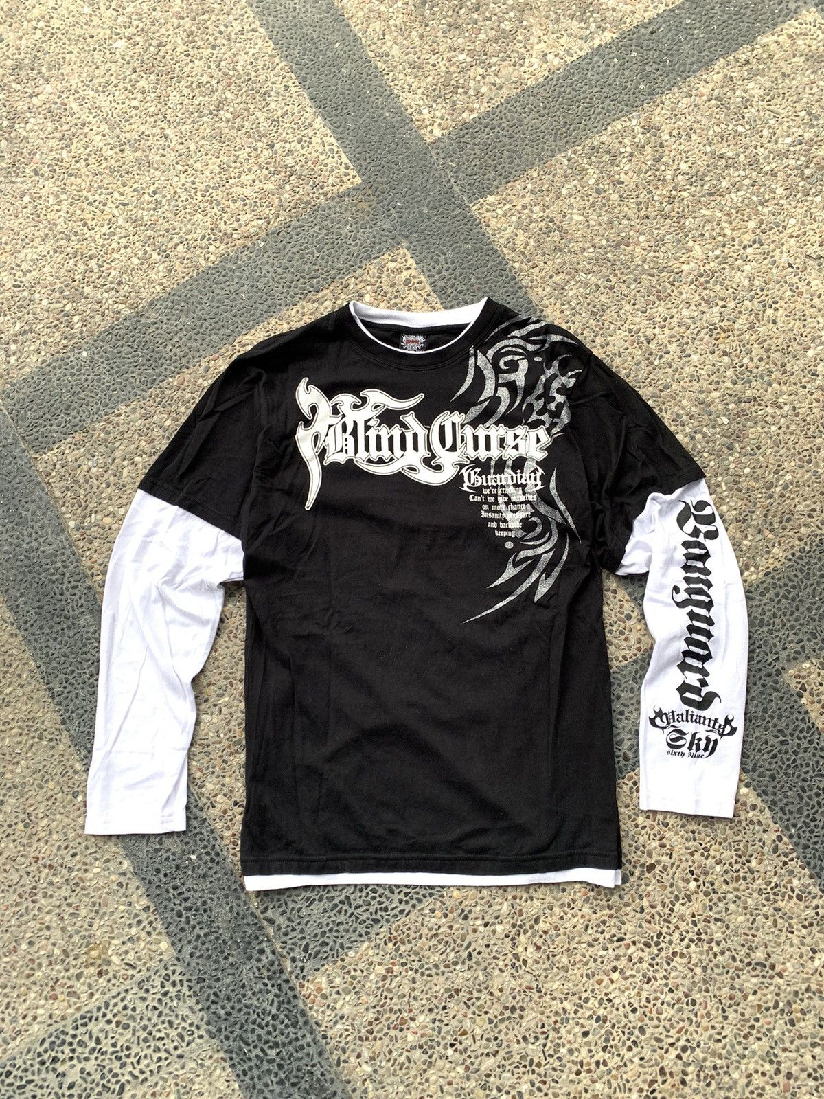 If Six Was Nine × Japanese Brand × Le Grande Bleu (L.G.B.) Beaumere poem longsleeve tshirt Size US L / EU 52-54 / 3 - 1 Thumbnail