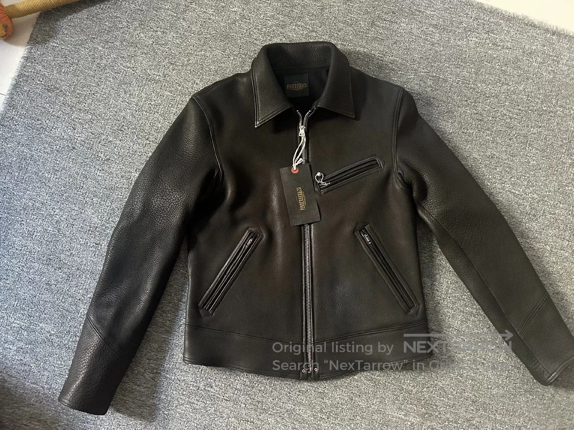 Fine Creek fine creek leather jacket in black. Size US M / EU 48-50 / 2 - 5 Thumbnail