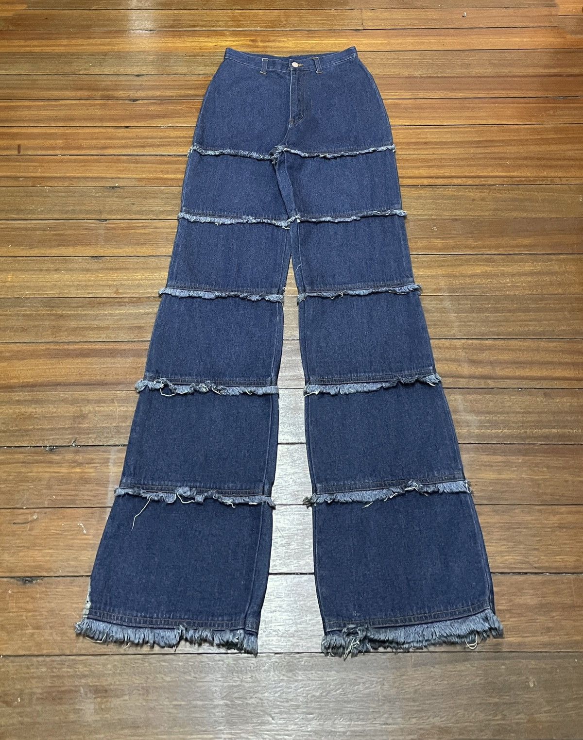 Hysteric Glamour Rare Design Vintage Classic Member Flared Hagi Jeans 1990s Size US 26 / EU 42 - 1 Thumbnail