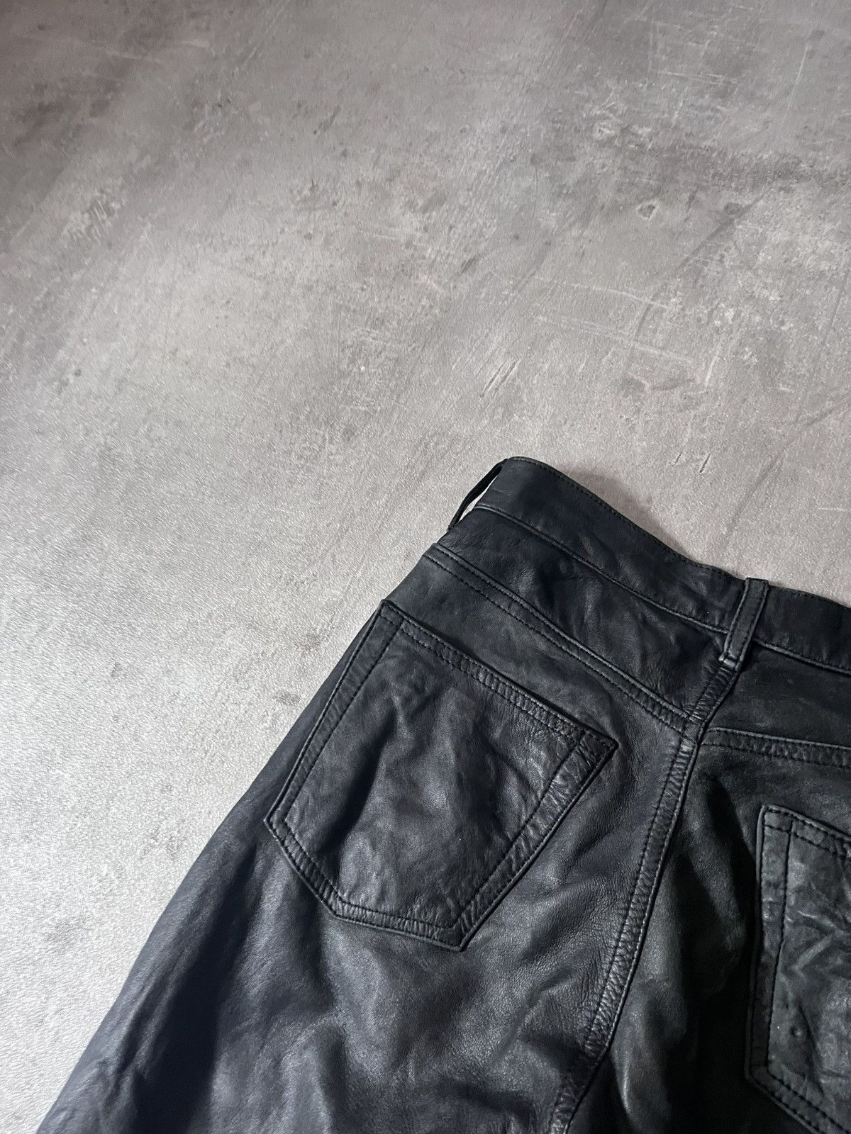 Helmut Lang Helmut Lang 90s leather pants vintage archival Size US 27 - 14 Thumbnail