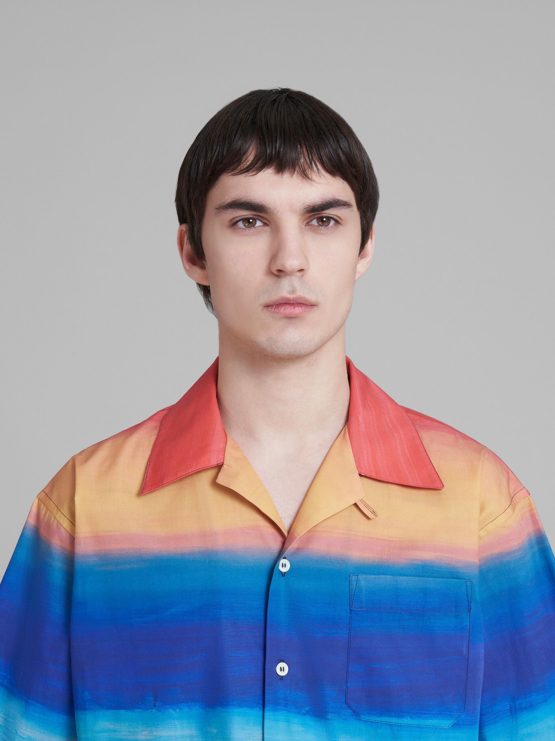 Marni o1mle1025 Print Bowling Shirt in Multicolor Size US L / EU 52-54 / 3 - 4 Thumbnail