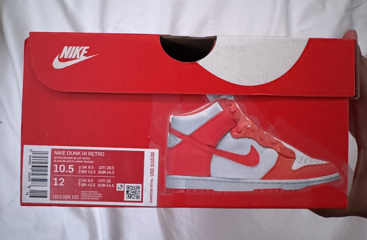 Nike 2022 Nike Dunk High Syracuse Brand New size 10.5 Size US 10.5 / EU 43-44 - 8 Thumbnail