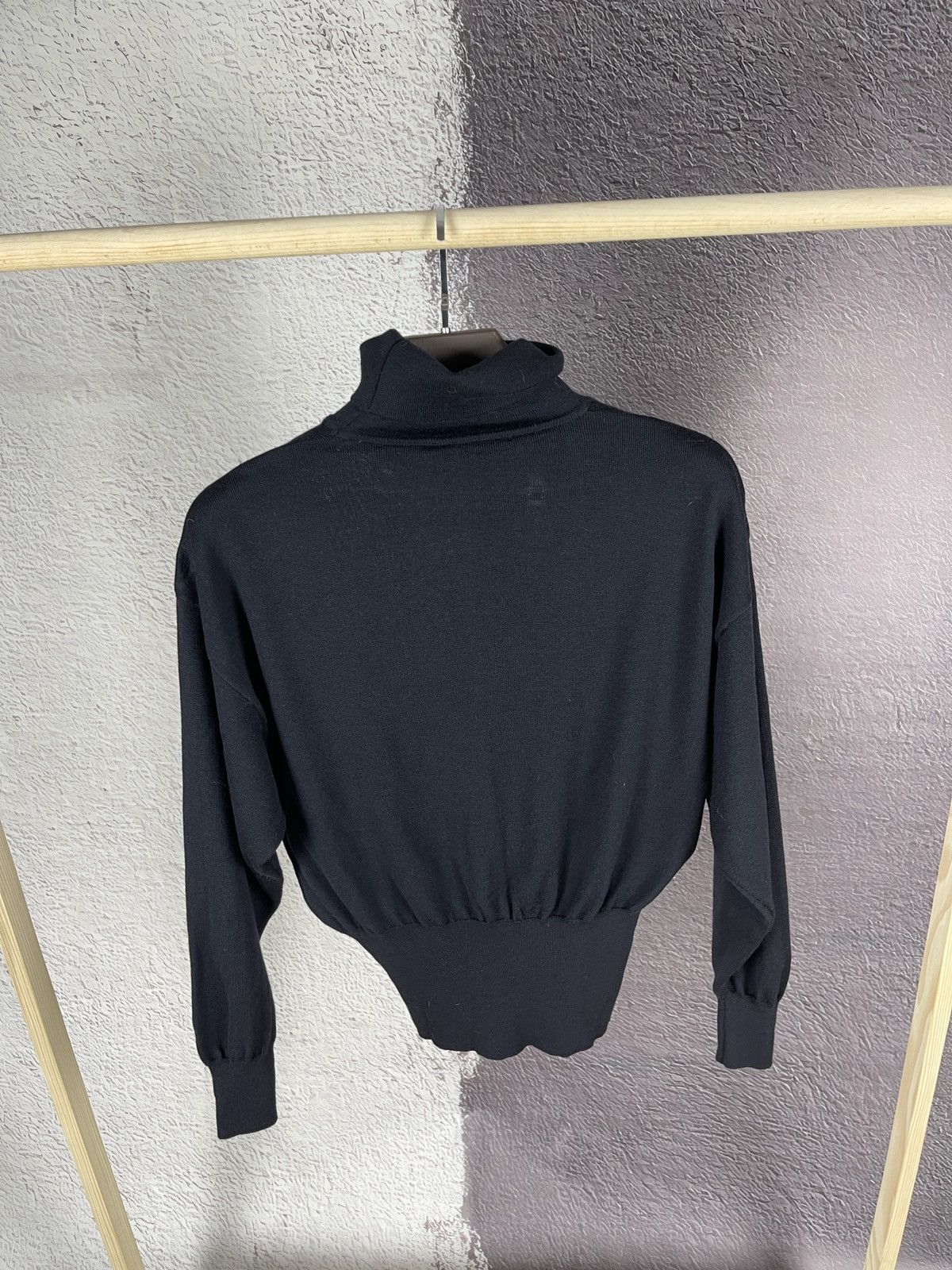 Escada Escada by Margaretha Ley black wool button sweater Size M / US 6-8 / IT 42-44 - 8 Thumbnail