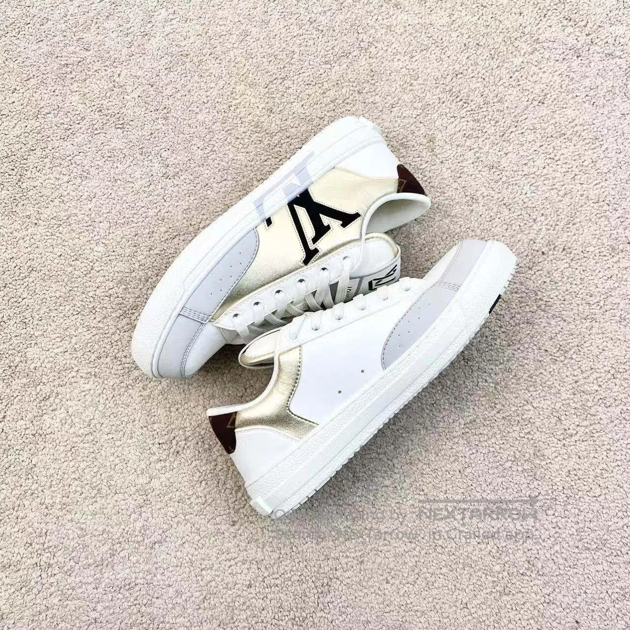 Louis Vuitton Louis Vuitton Charlie side-logo large-logo sneakers| Size US 5 / IT 35 - 4 Thumbnail