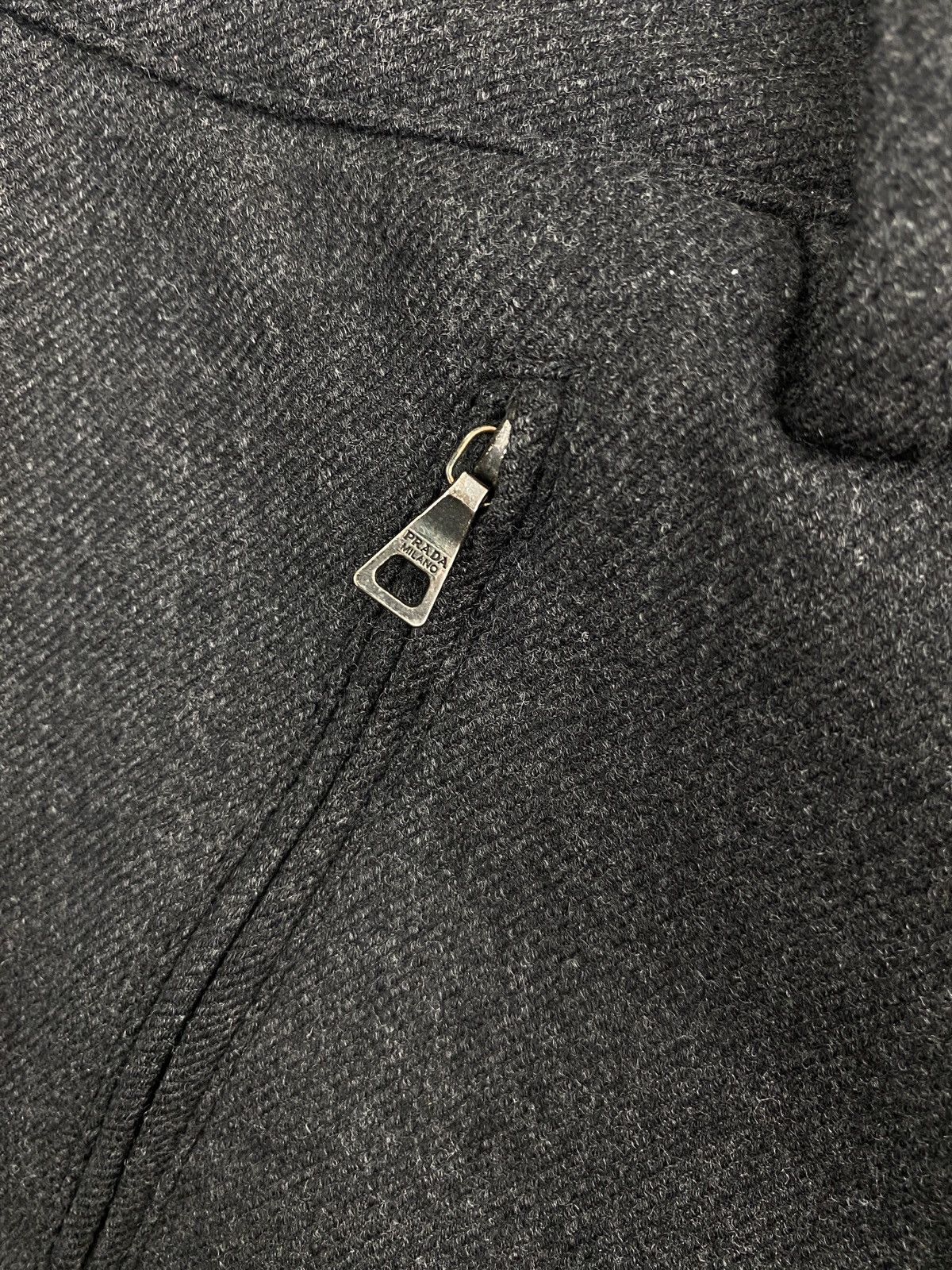 Prada 🇮🇹 Vintage Prada Wool Women Classic Trousers Pants Rare Retro Size 27" / US 4 / IT 40 - 5 Thumbnail
