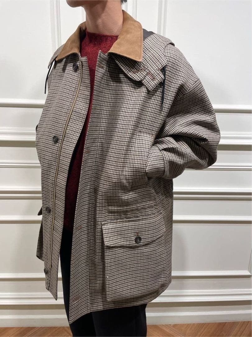 Kaptain Sunshine Kaptain Sunshine 22AW Houndstooth Wool Jacket Size US M / EU 48-50 / 2 - 1 Thumbnail